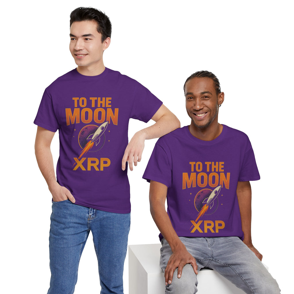 XRP To The Moon Tee — Cryptocurrency Investor Rocket Shirt