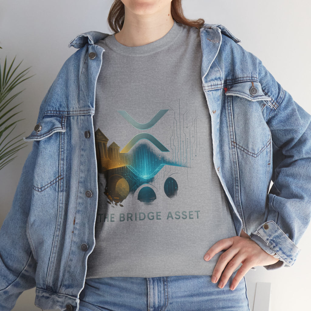 Ripple XRP Crypto Tee — 'The Bridge Asset' Logo T-Shirt