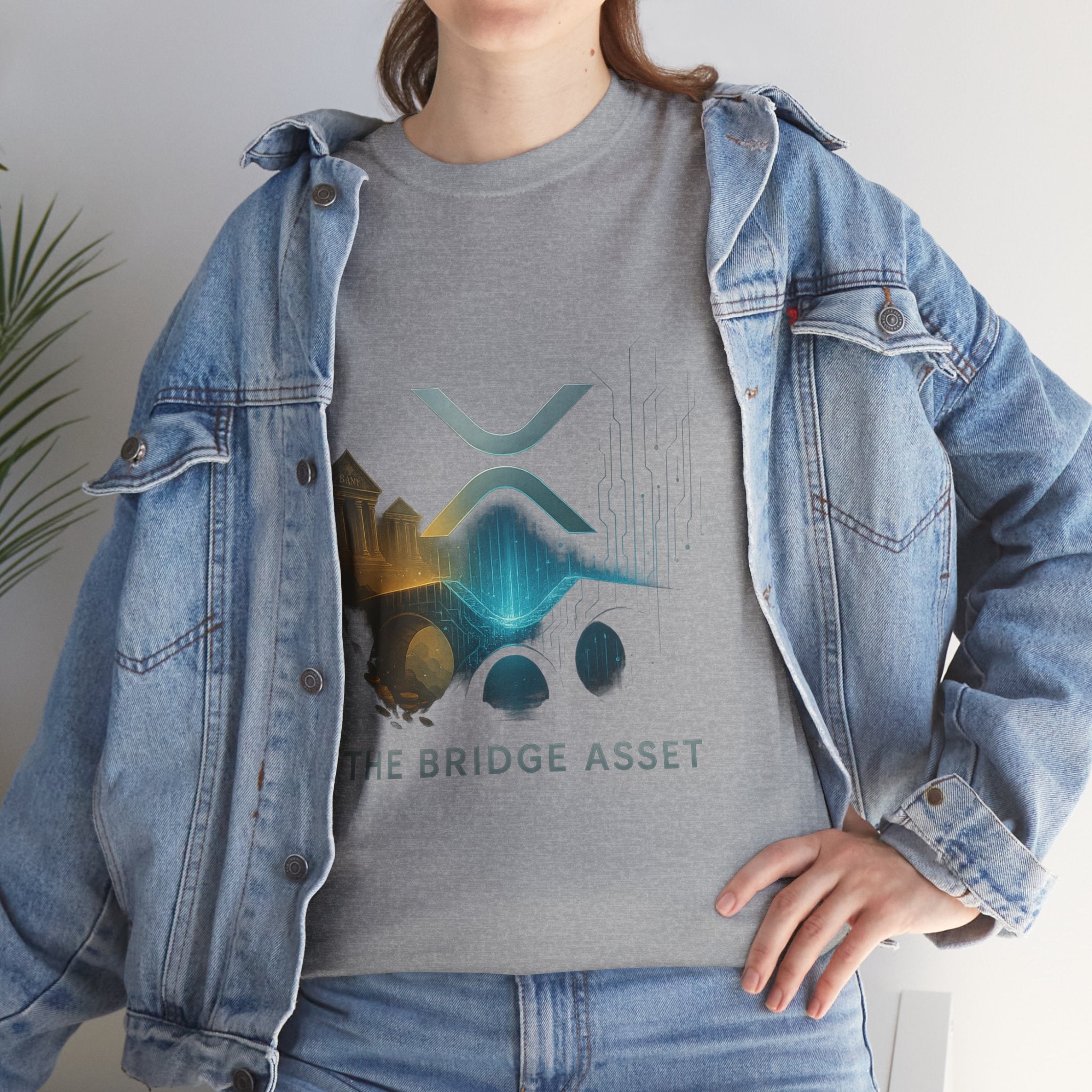 Ripple XRP Crypto Tee — 'The Bridge Asset' Logo T-Shirt