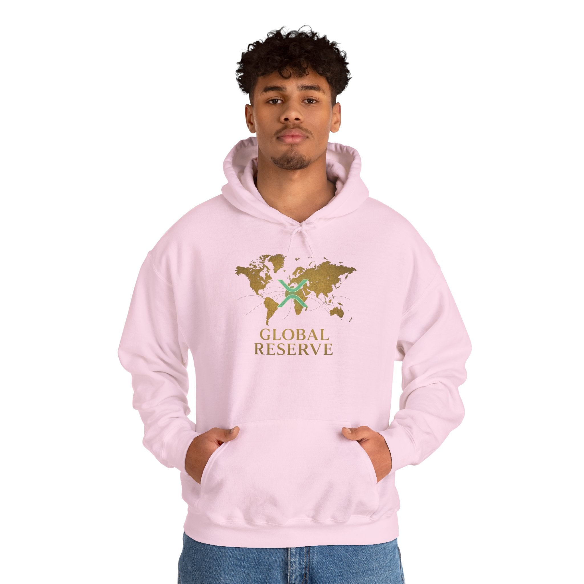 Global Reserve Hoodie — World Map Logo Pullover