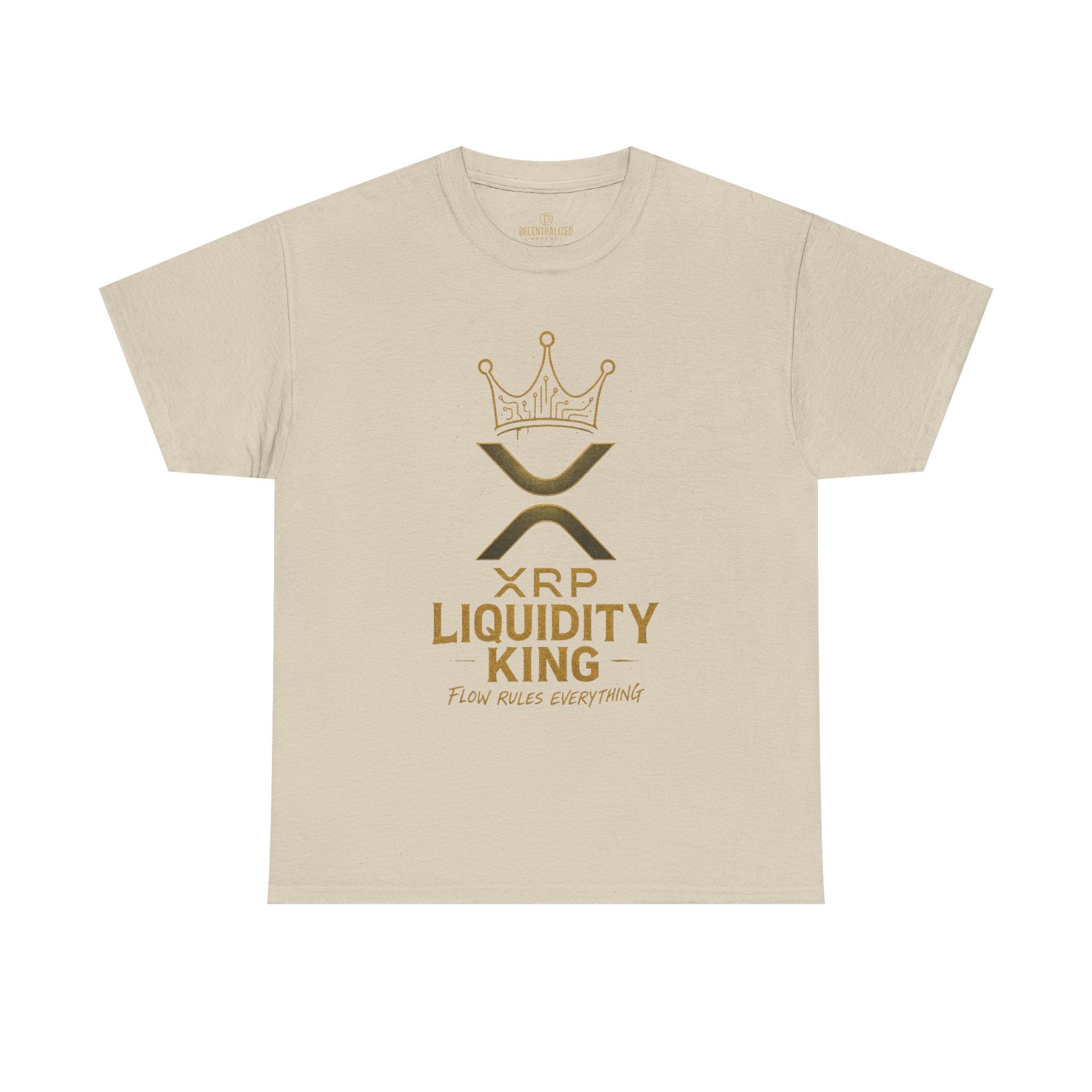 XRP Liquidity King Tee — Crypto Crown T-Shirt