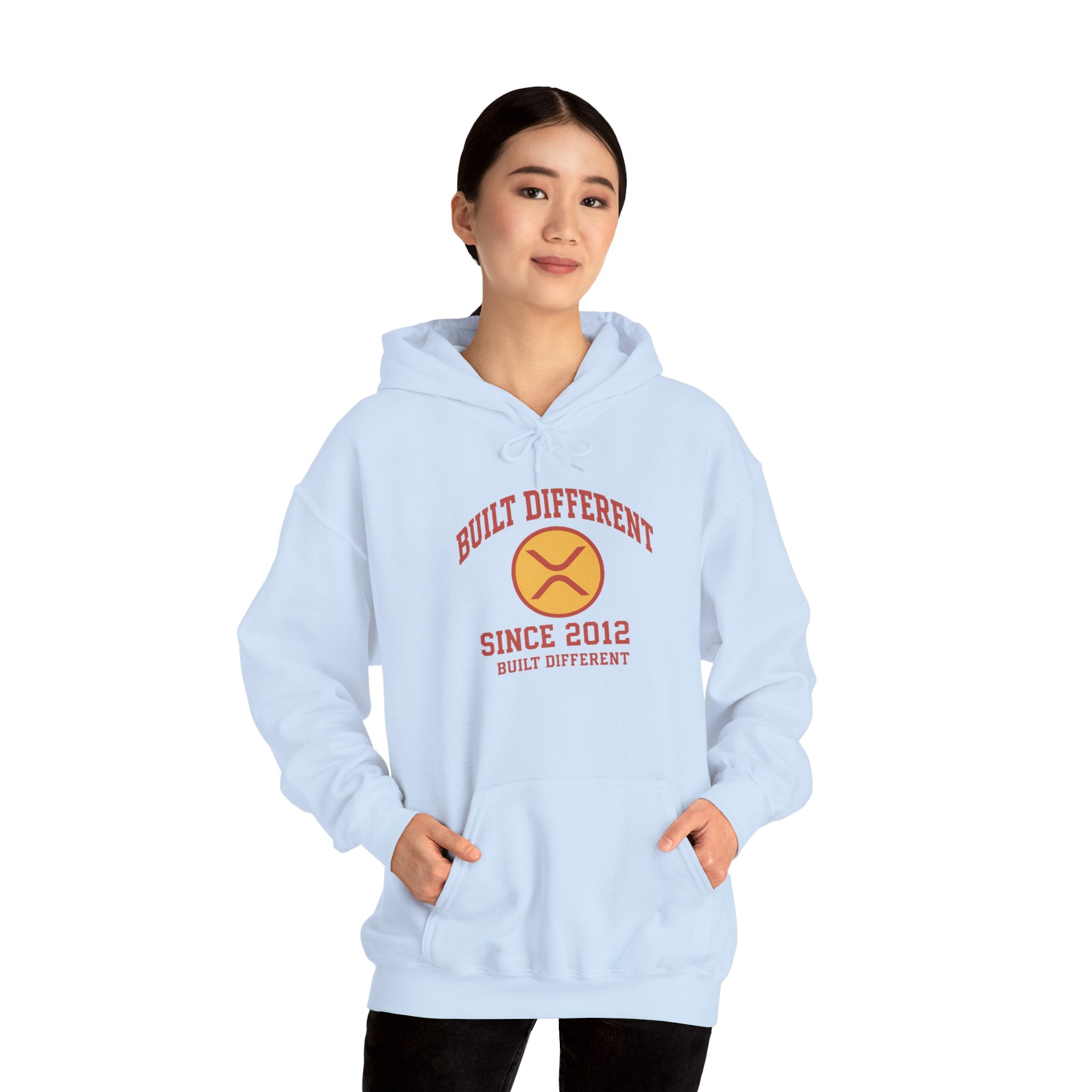 Built Different Hoodie — 'Built Different Since 2012' Retro Logo Hooded Sweatshirt