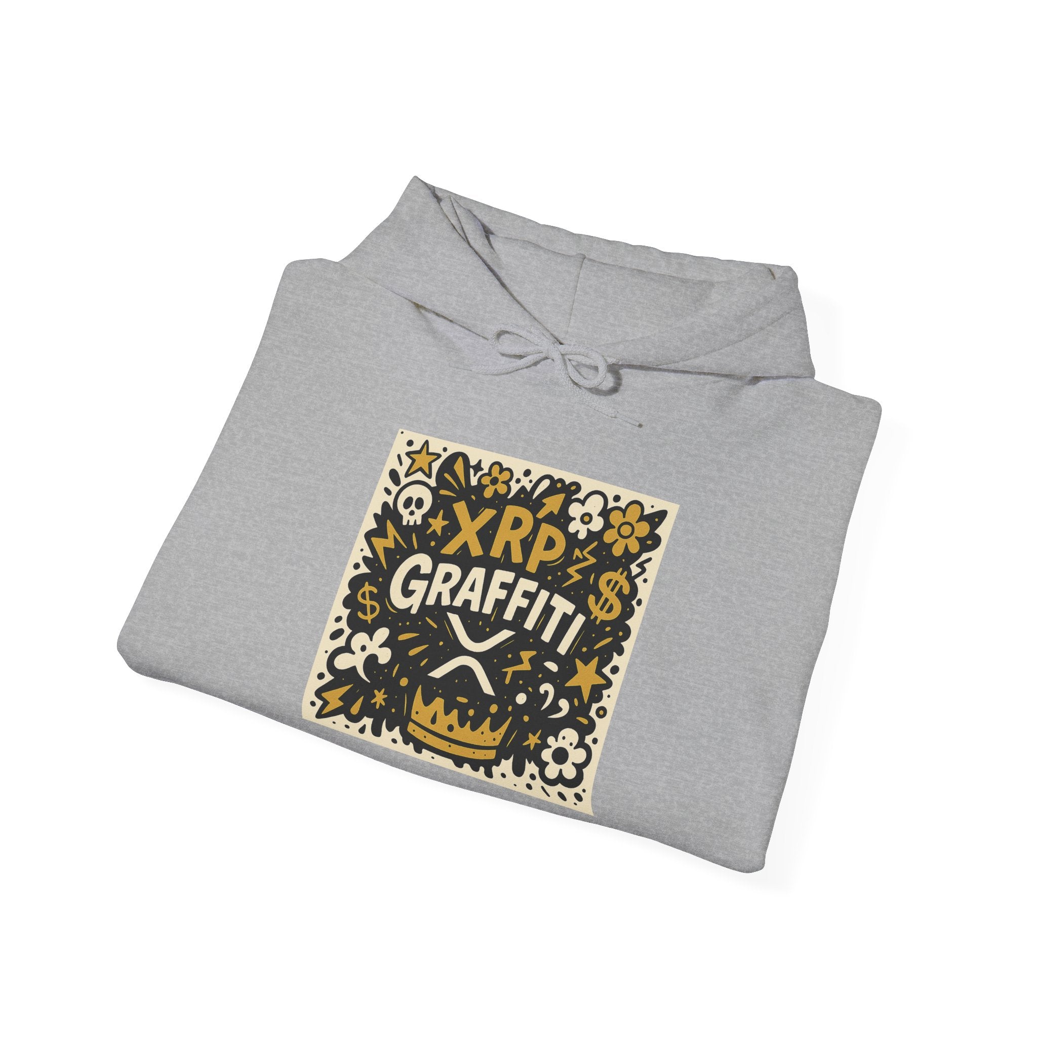 XRP Graffiti Hoodie – Street Art Crypto Sweatshirt