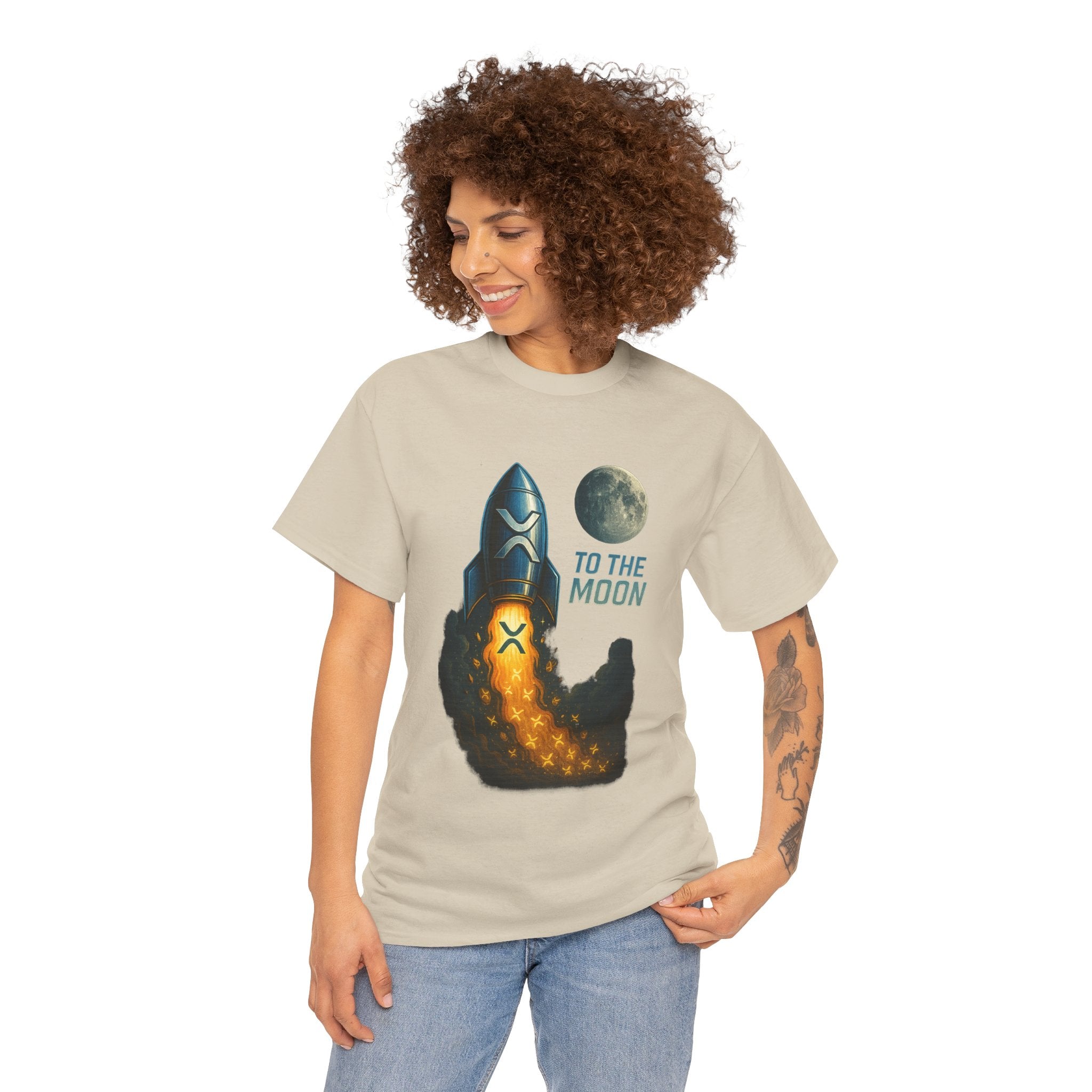 Rocket 'To the Moon' T-Shirt - Space Exploration Graphic Tee