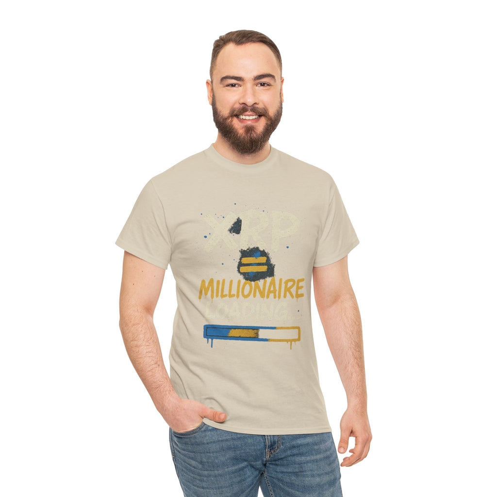 XRP Millionaire Loading T-Shirt — Crypto Investor Progress Tee
