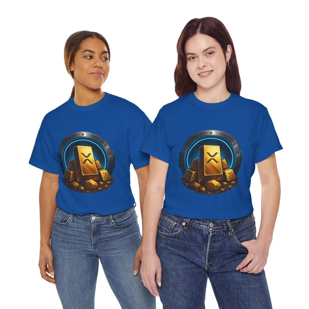 Crypto Gold Bars T-Shirt — Ripple (XRP) Stack Graphic Tee