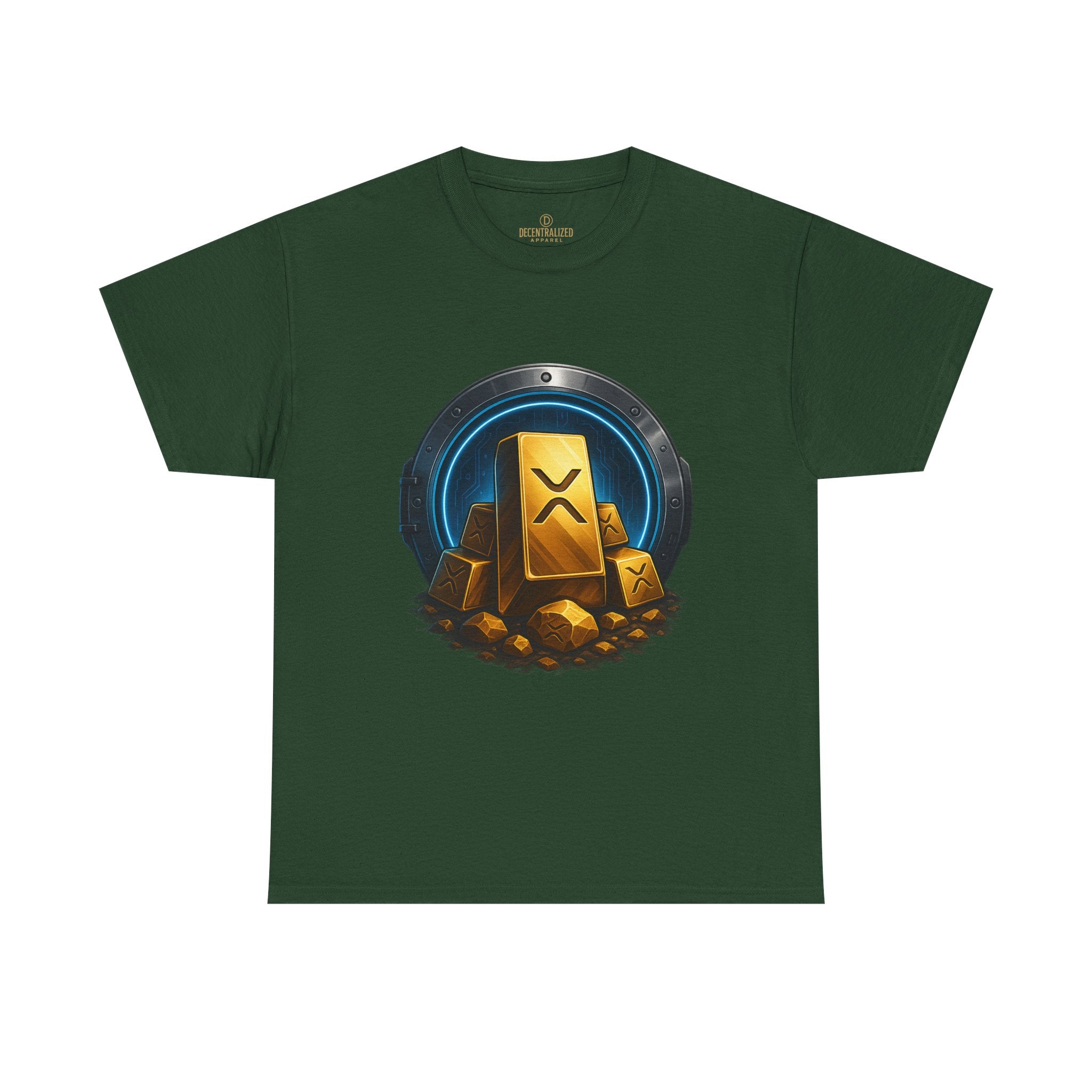 Crypto Gold Bars T-Shirt — Ripple (XRP) Stack Graphic Tee