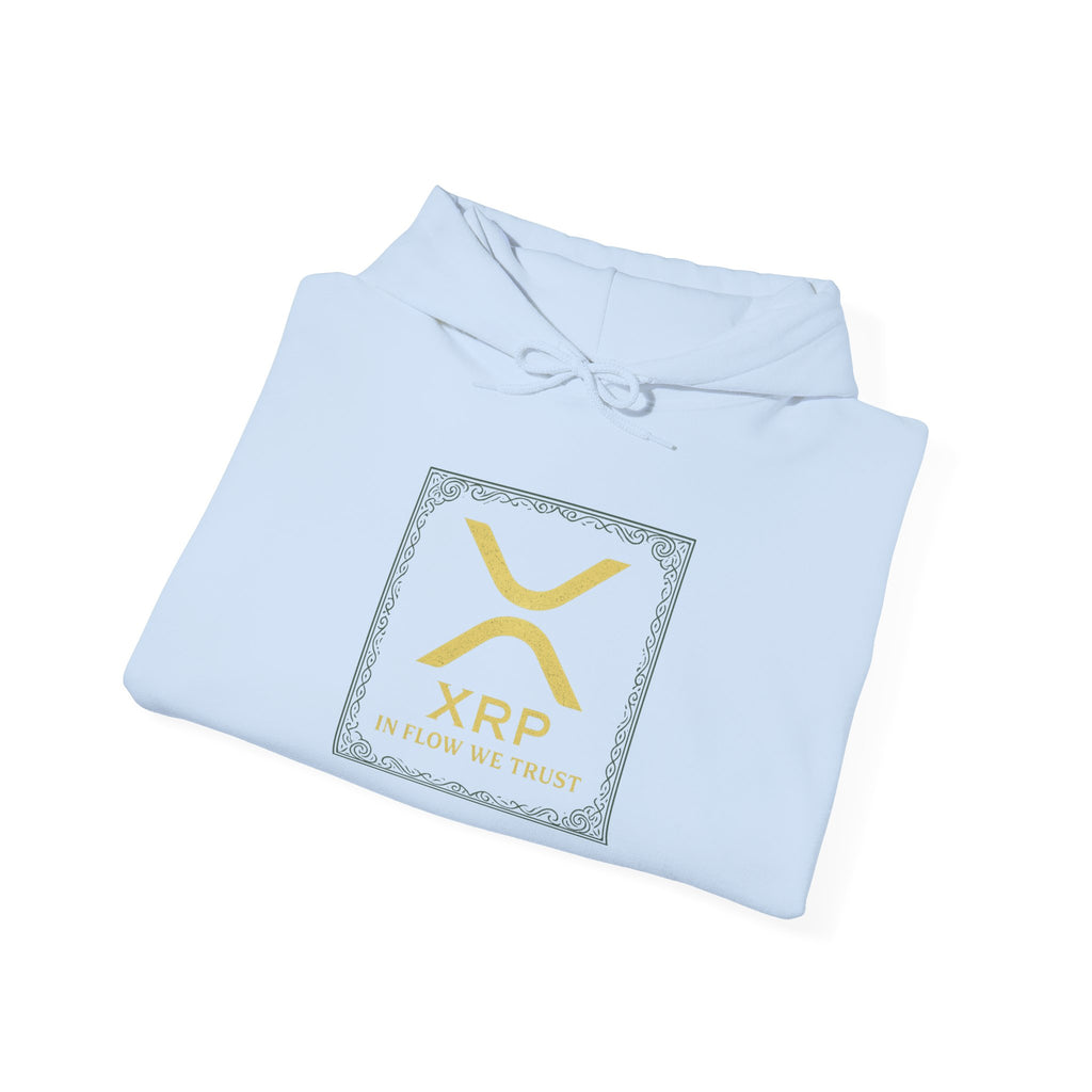 XRP Logo Hoodie – Gold Cryptocurrency Sweatshirt