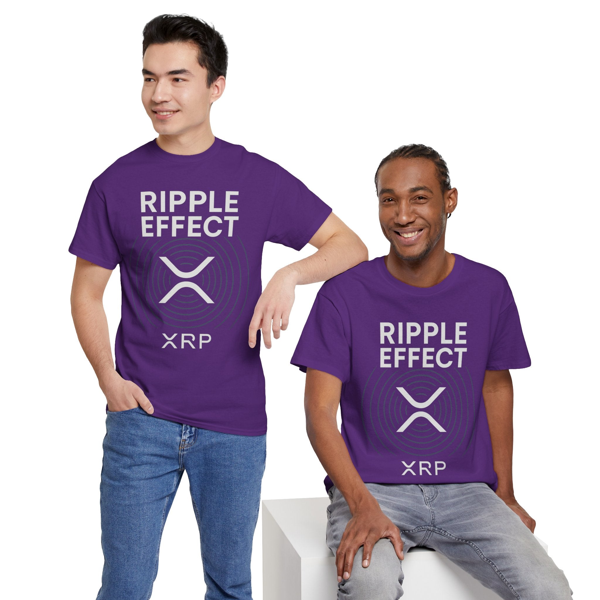 Ripple Effect XRP Tee — Minimal Cryptocurrency Logo T-Shirt