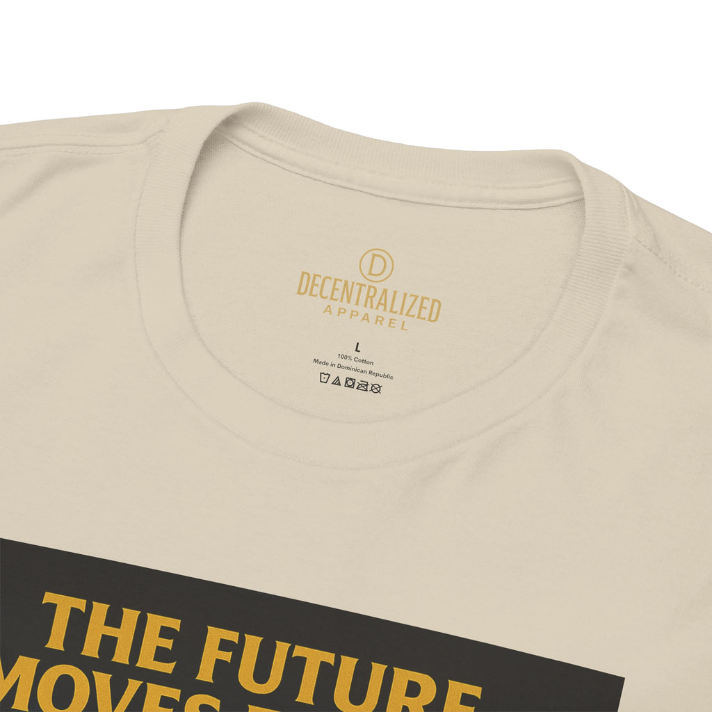 XRP Swift Crypto T-Shirt — “The Future Moves Faster” XRP Over Swift Tee
