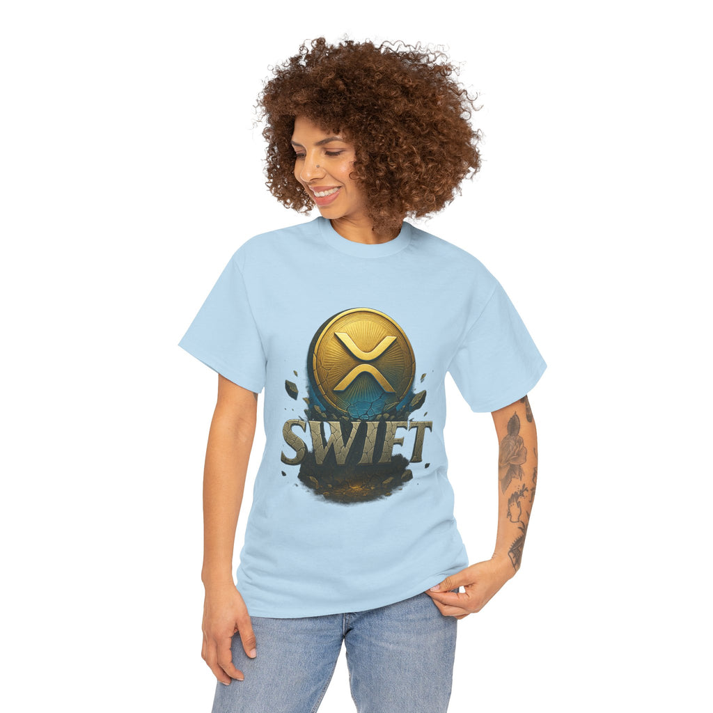 XRP Swift Cryptocurrency T‑Shirt — Ripple Coin Logo Graphic Tee
