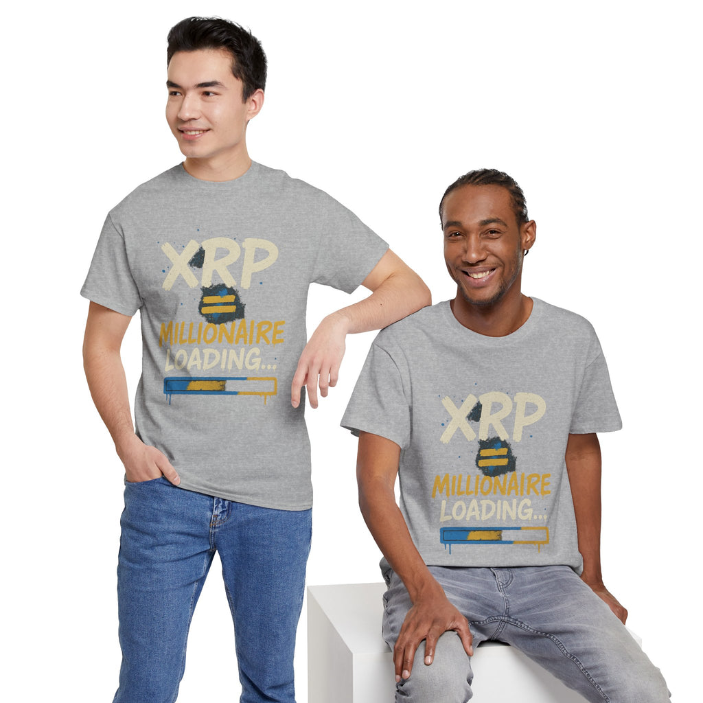 XRP Millionaire Loading T-Shirt — Crypto Investor Progress Tee