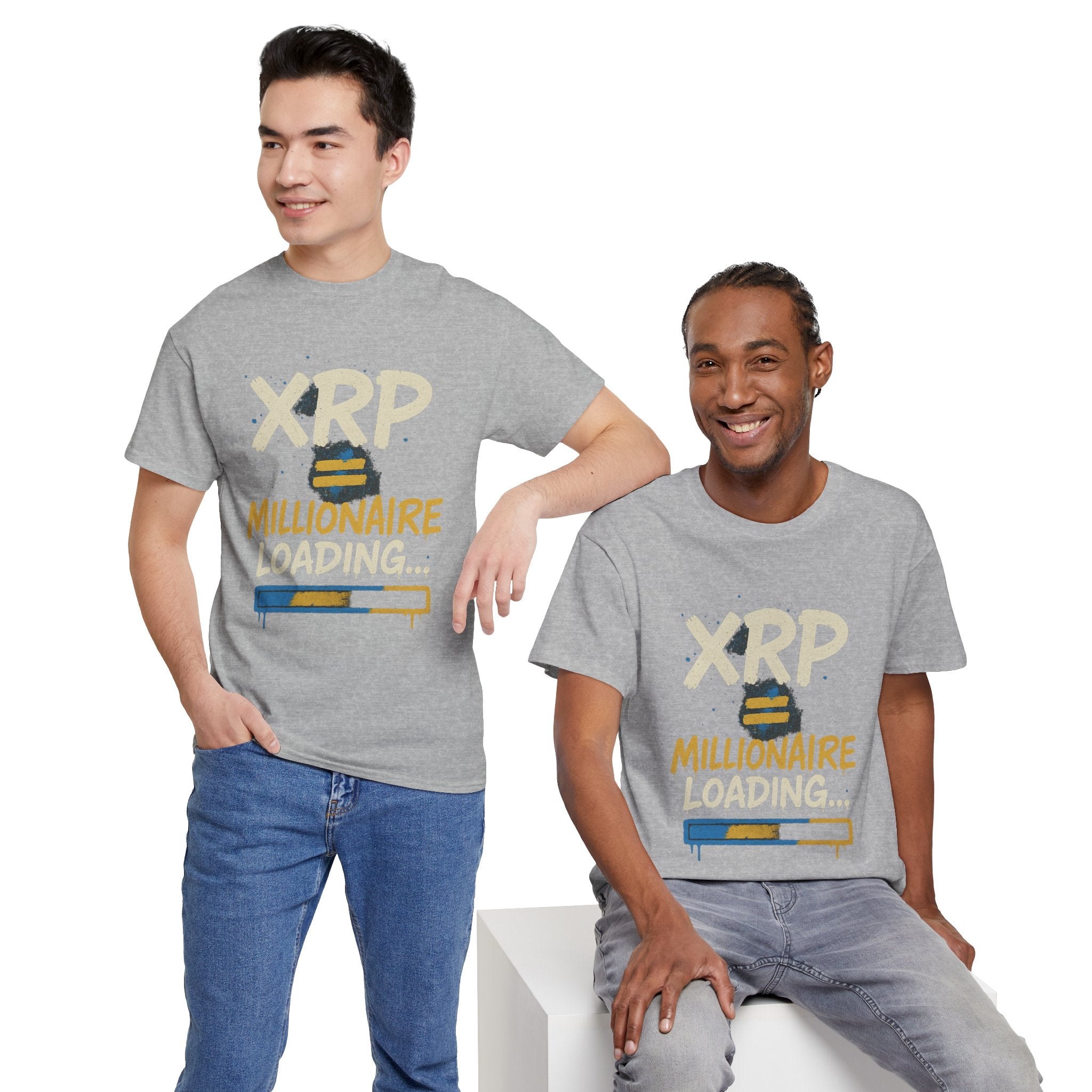 XRP Millionaire Loading T-Shirt — Crypto Investor Progress Tee