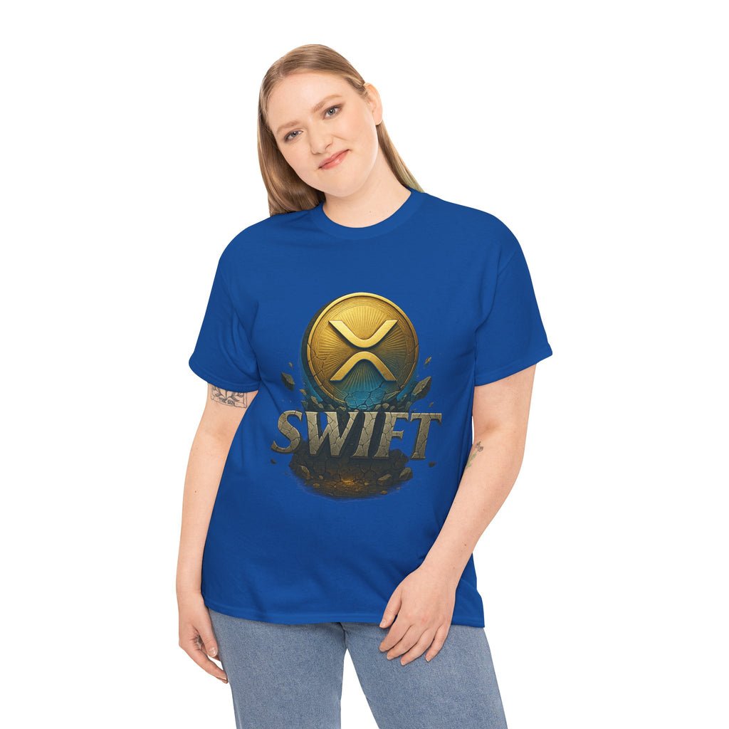 XRP Swift Cryptocurrency T‑Shirt — Ripple Coin Logo Graphic Tee