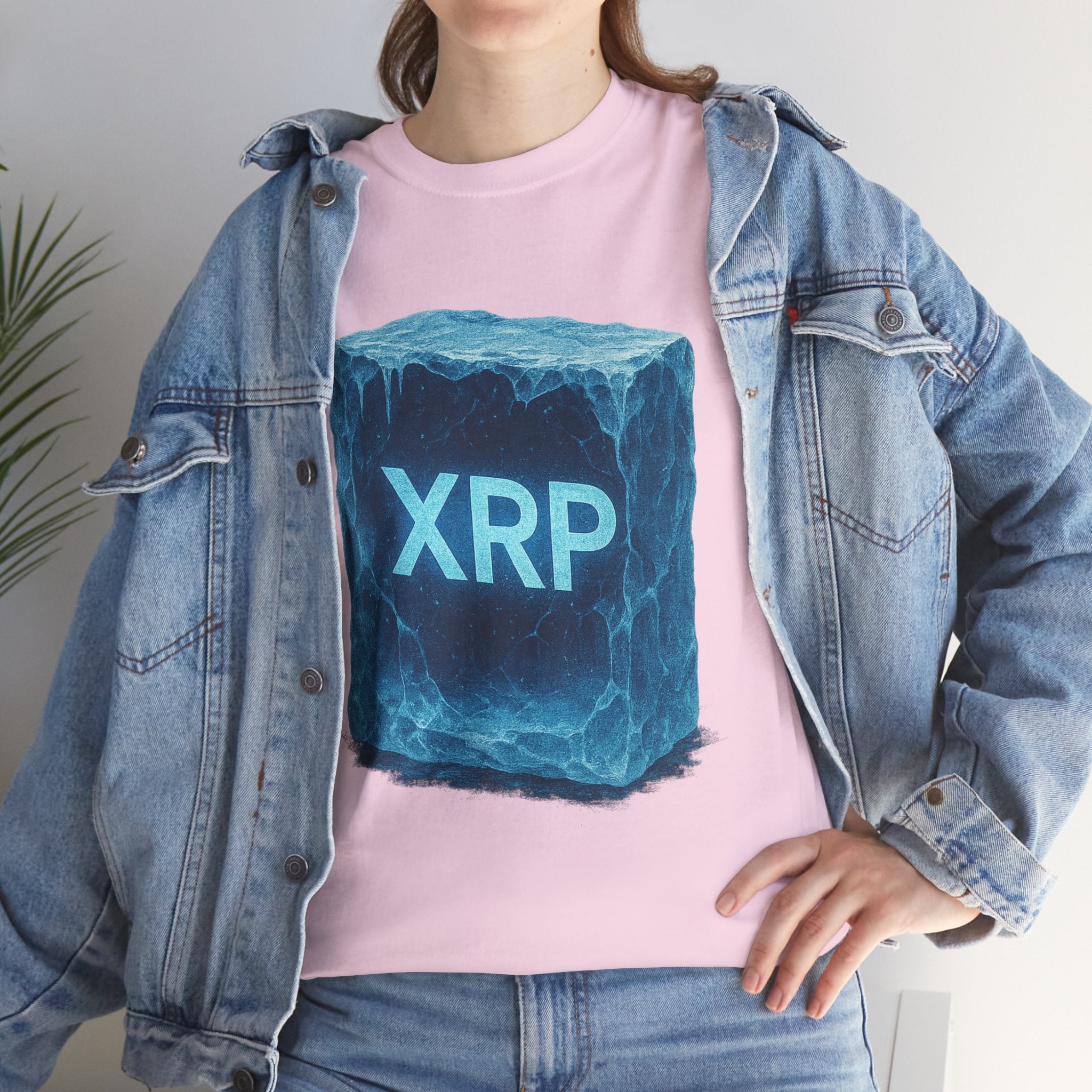 XRP Ice Block Tee — Crypto Ripple Logo T-Shirt
