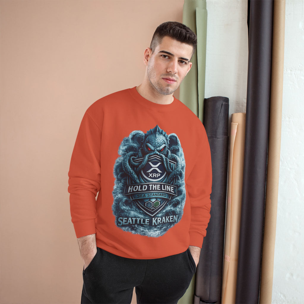 Seattle Kraken Sweatshirt — "Hold The Line" Nautical Graphic Crewneck