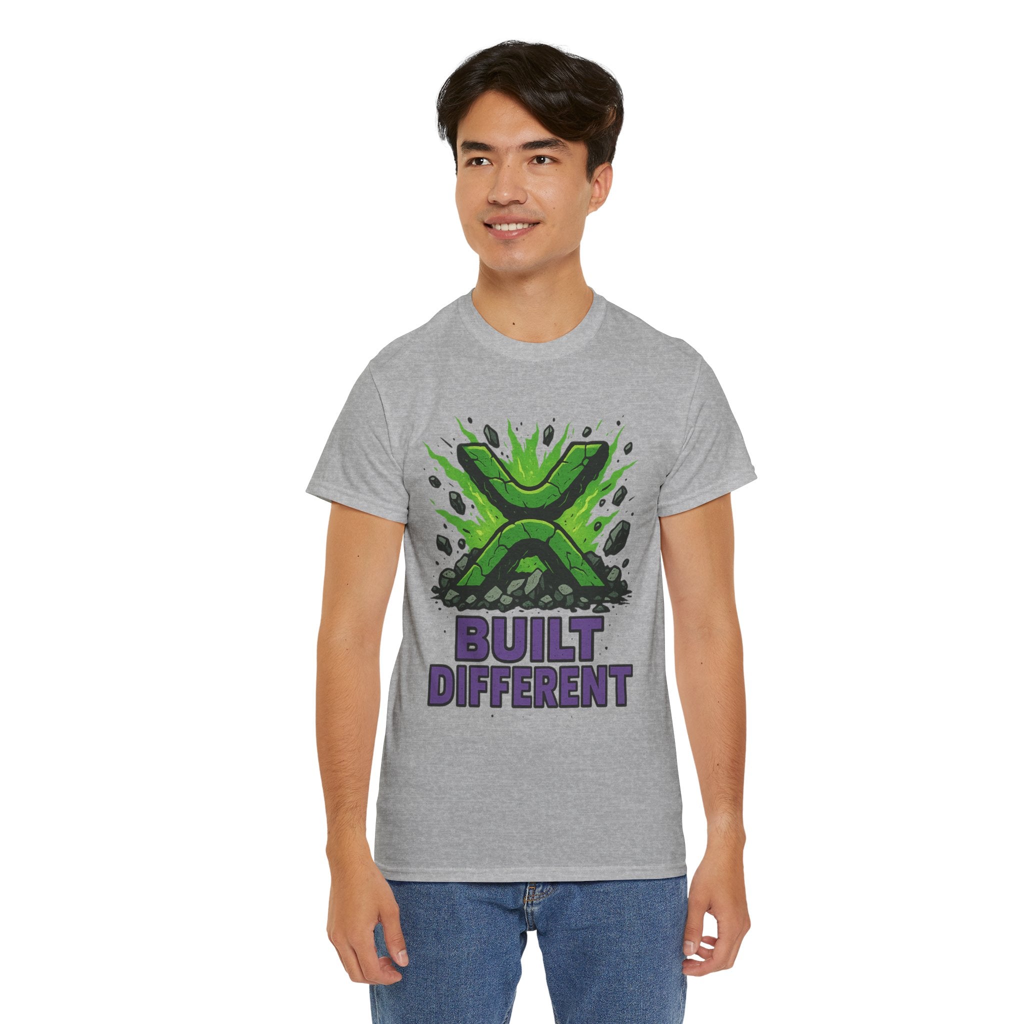 Built Different T-Shirt — Green Gamer Logo Tee