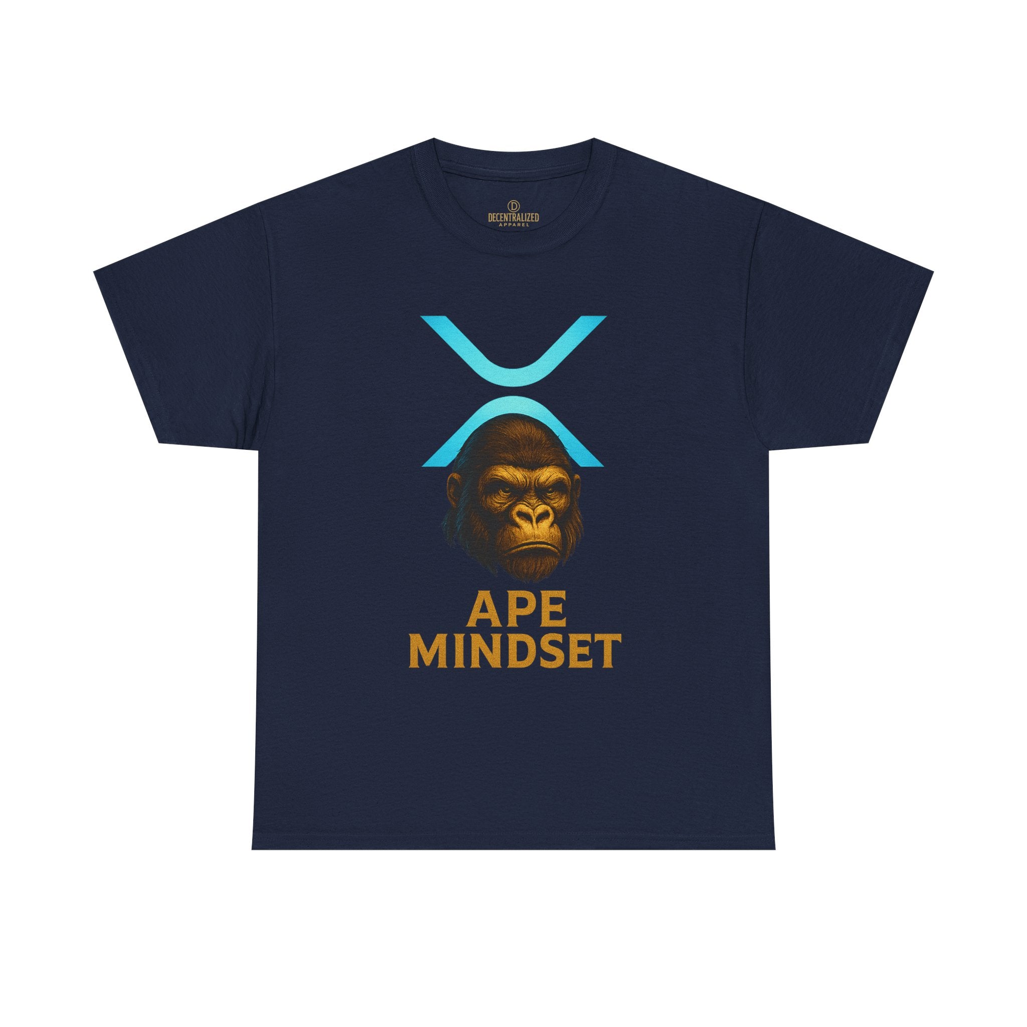 Ape Mindset T-Shirt — Crypto XRP Ape Graphic Tee