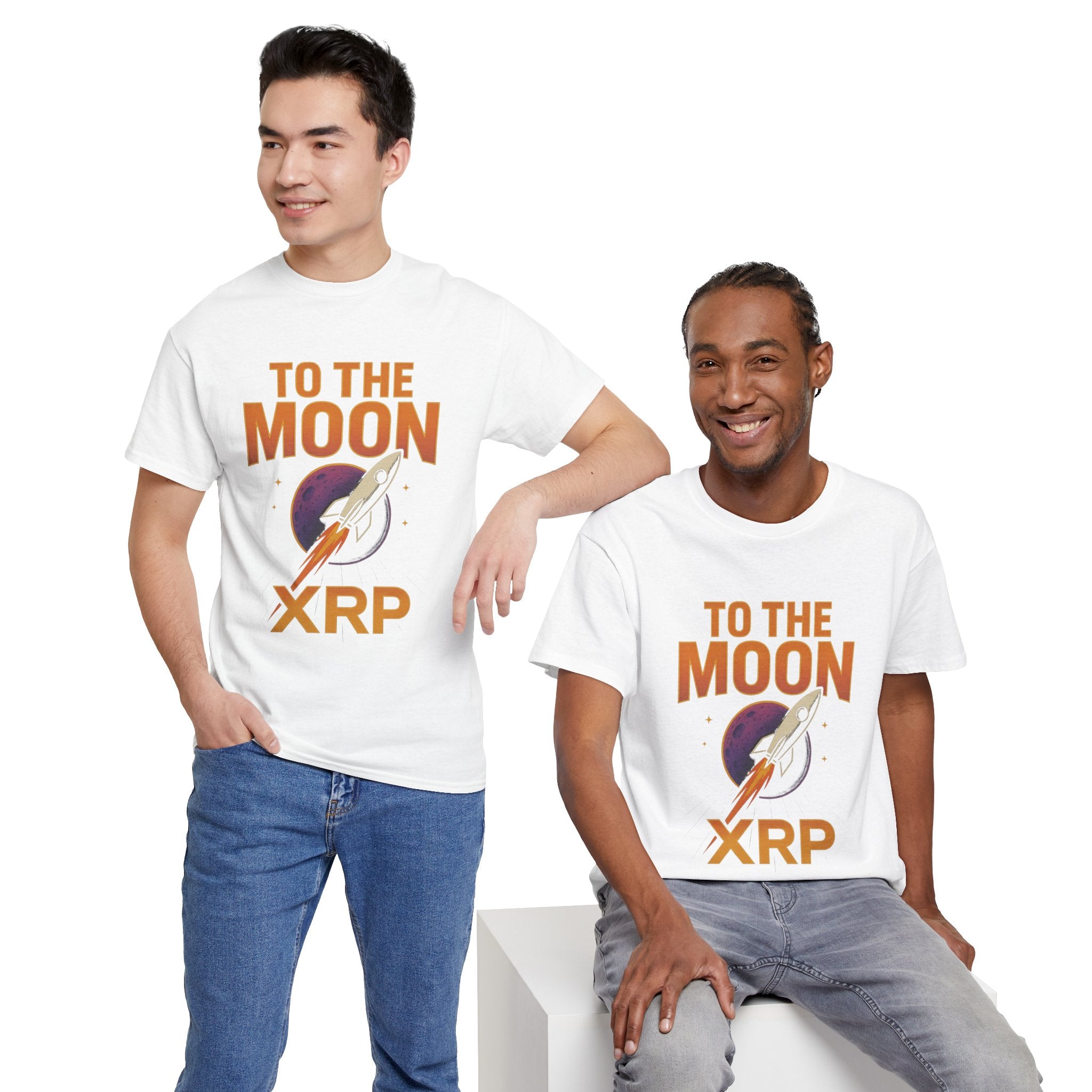 XRP To The Moon Tee — Cryptocurrency Investor Rocket Shirt