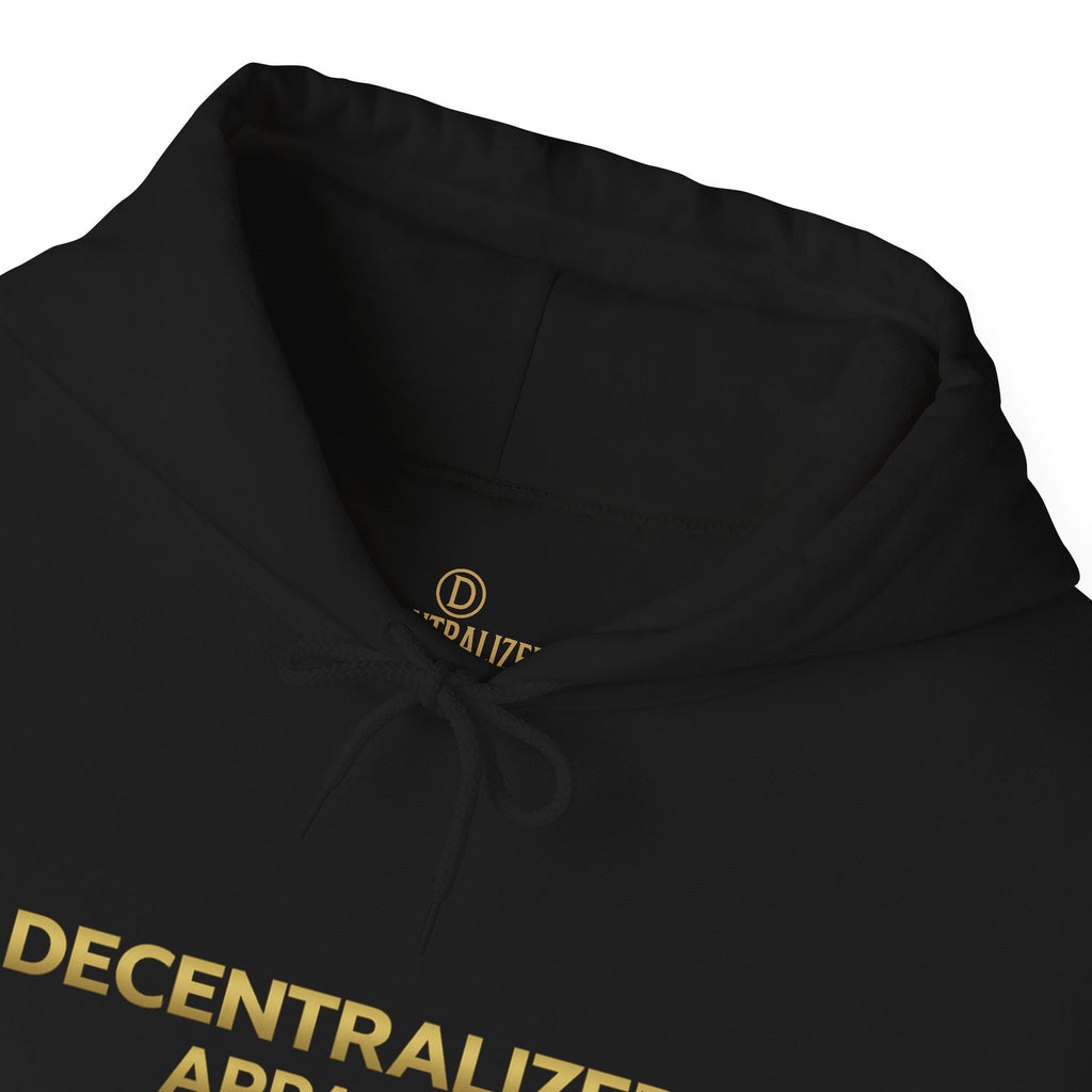 Decentralized Apparel Hoodie — Minimalist Crypto-Inspired White Pullover
