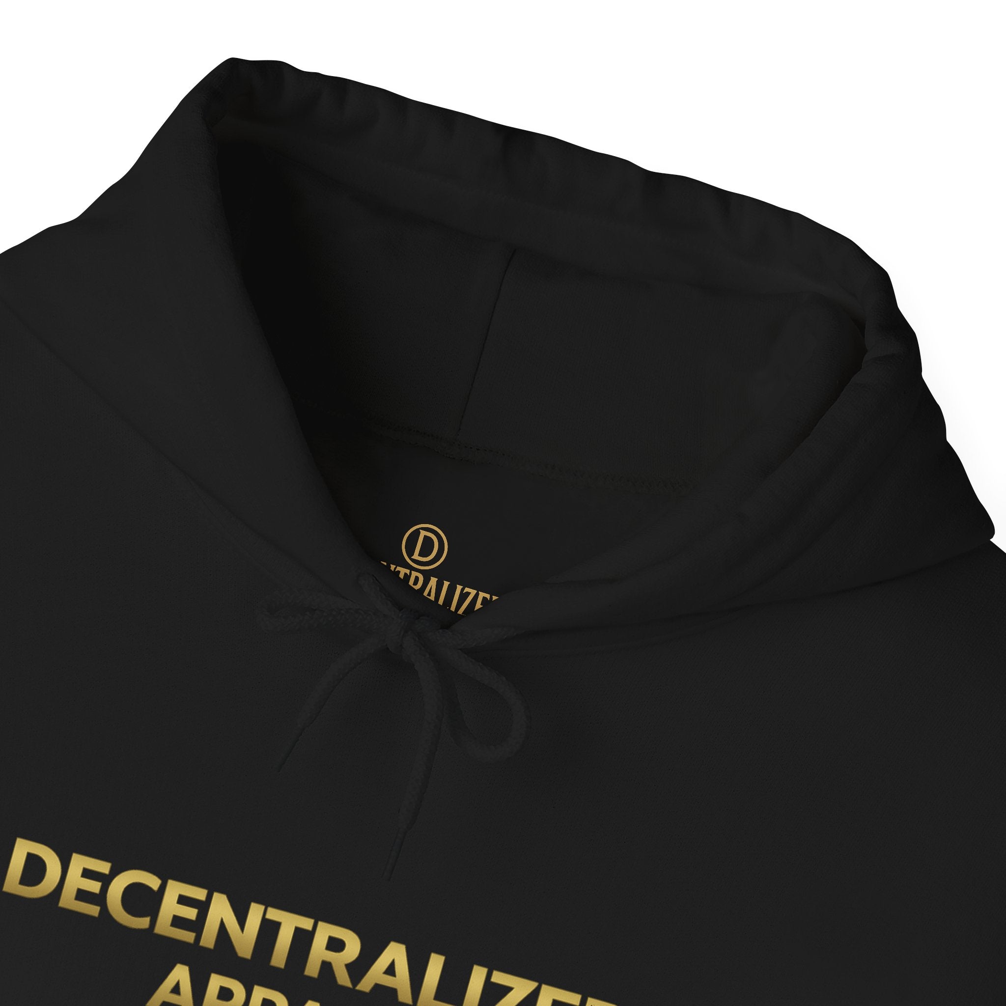 Decentralized Apparel Hoodie — Minimalist Crypto-Inspired White Pullover