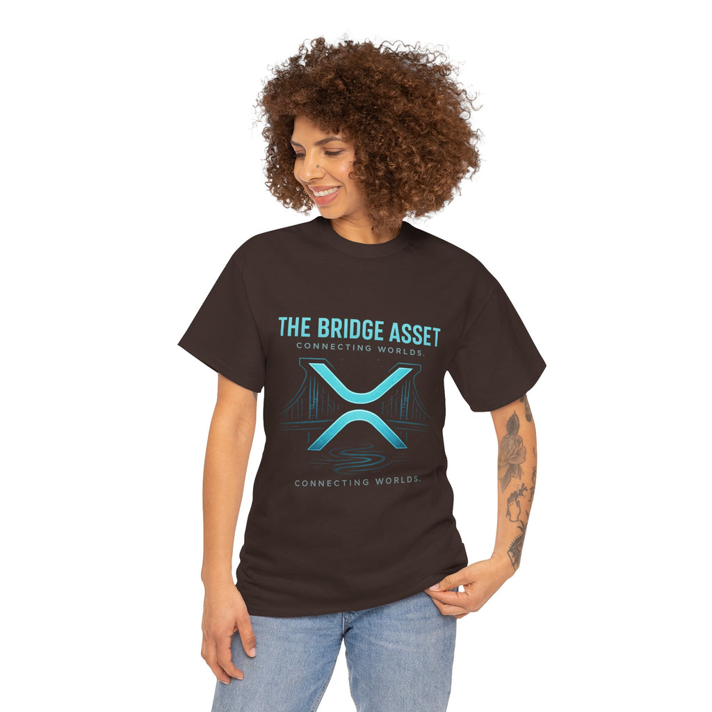 The Bridge Asset Tee – 'Connecting Worlds' Crypto Ripple X Logo T-Shirt