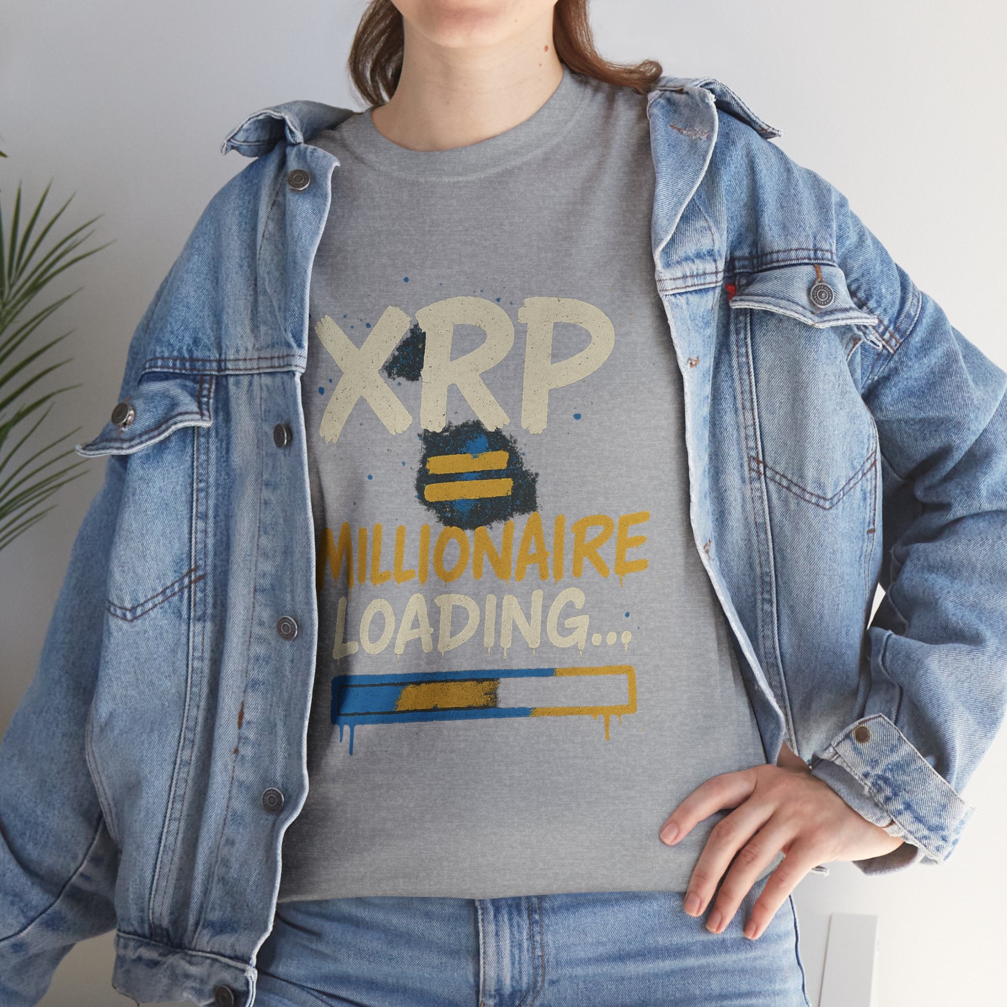 XRP Millionaire Loading T-Shirt — Crypto Investor Progress Tee