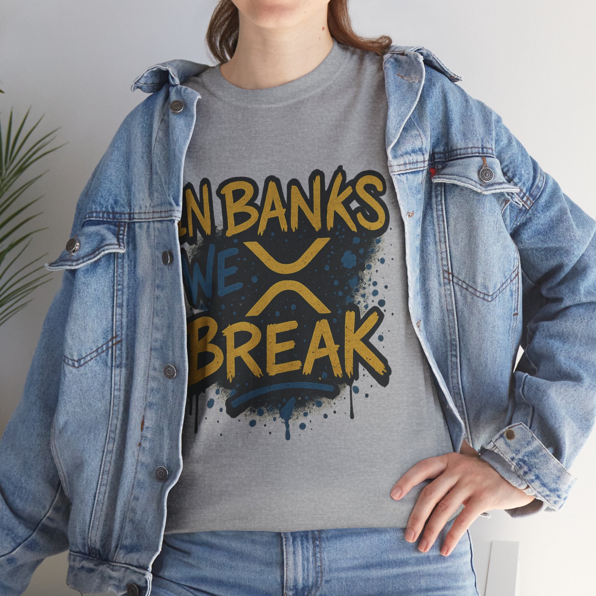 Ripple 'In Banks We Break' Graphic Tee — Crypto XRP Streetwear