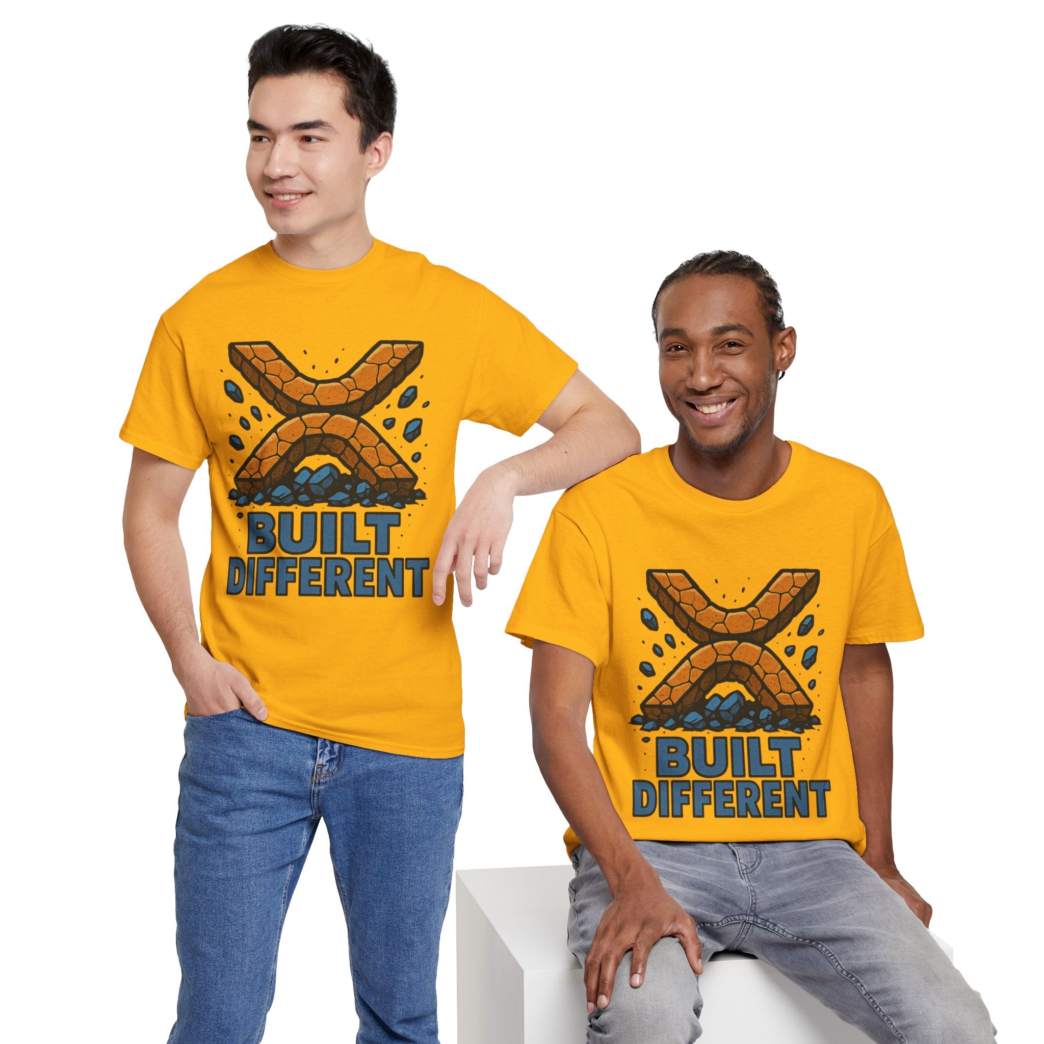 Built Different T-Shirt — Rugged Crypto X Design Tee