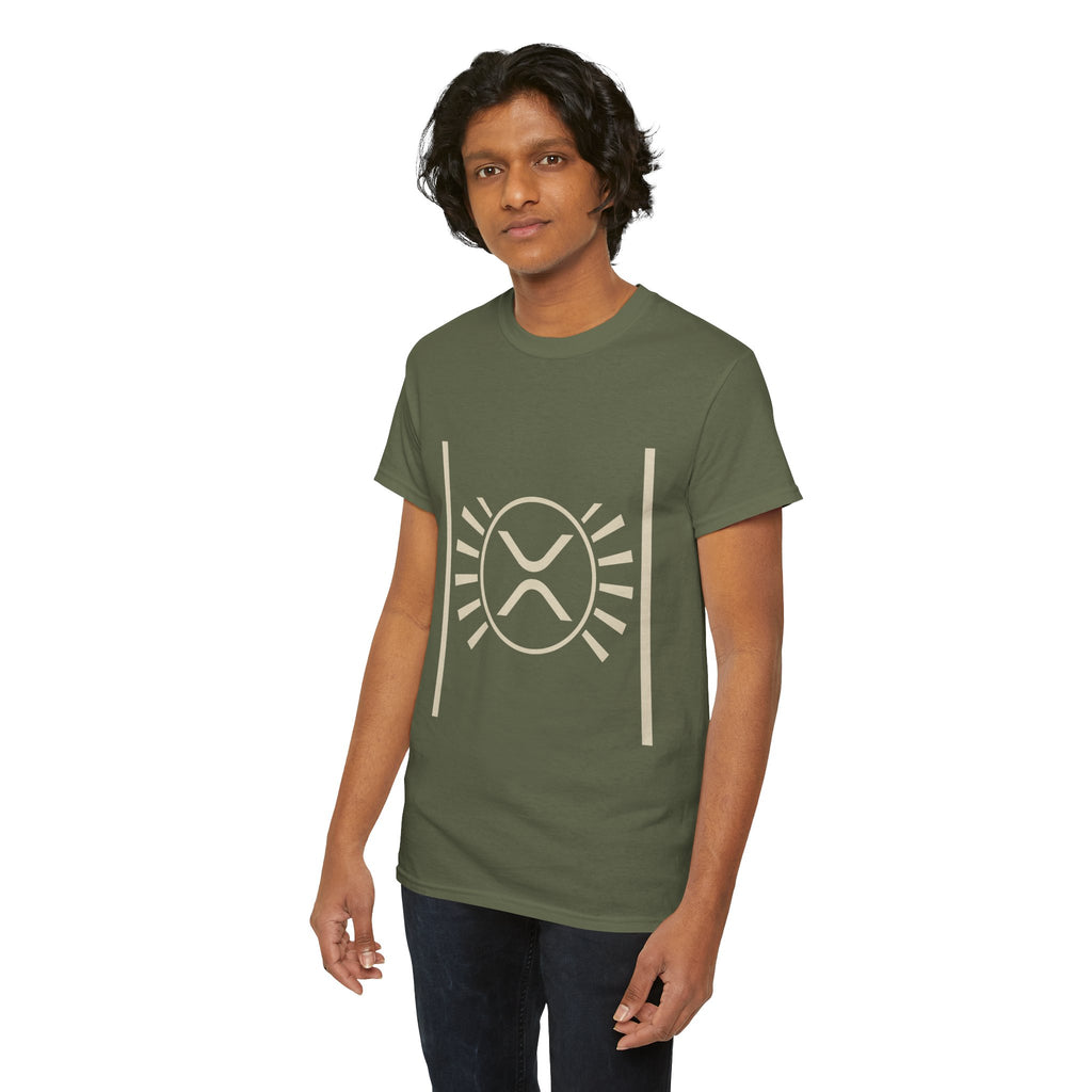 XRP Sun Logo T‑Shirt — Minimal Crypto Ripple Tee