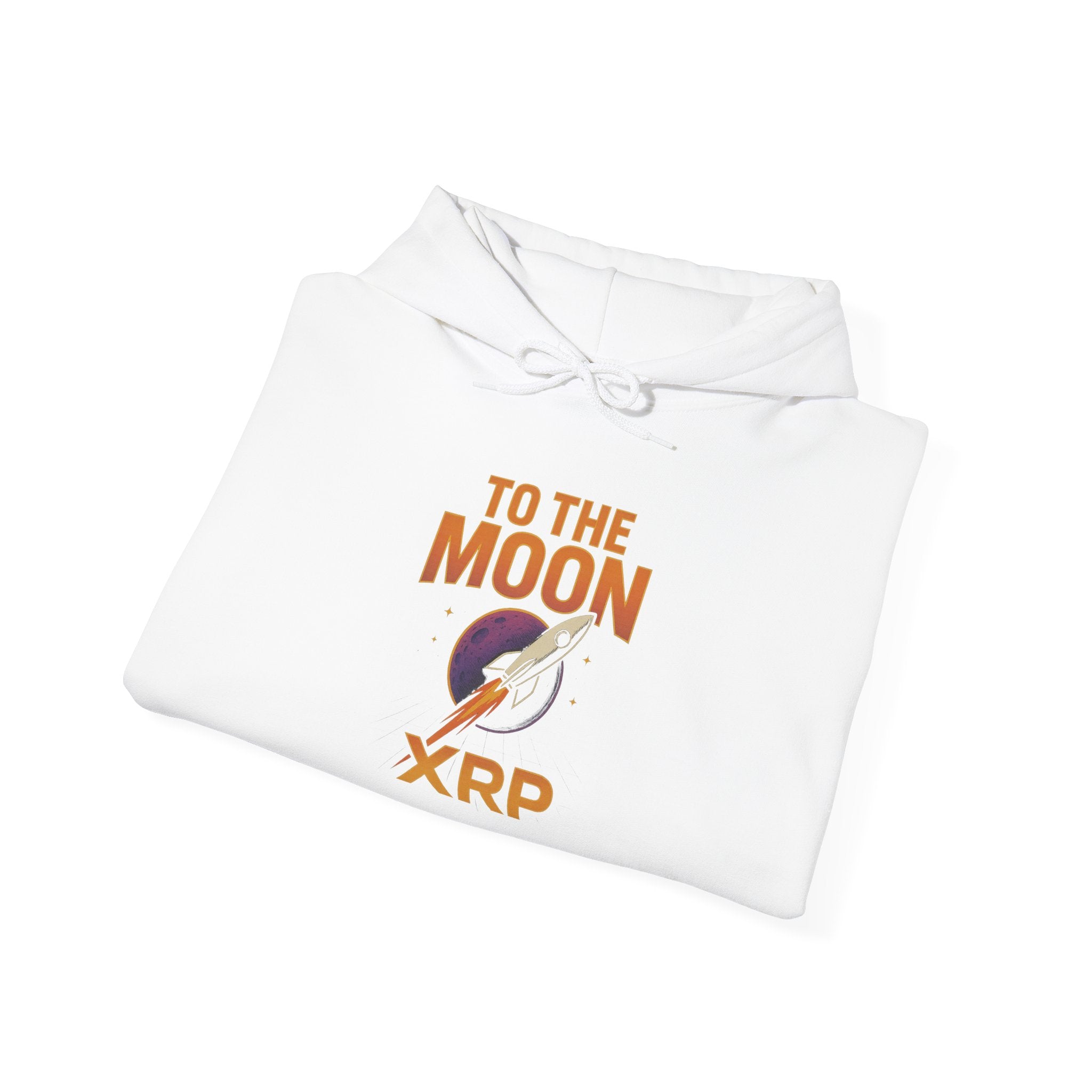 XRP To The Moon Hoodie — Crypto Investor Graphic Sweatshirt