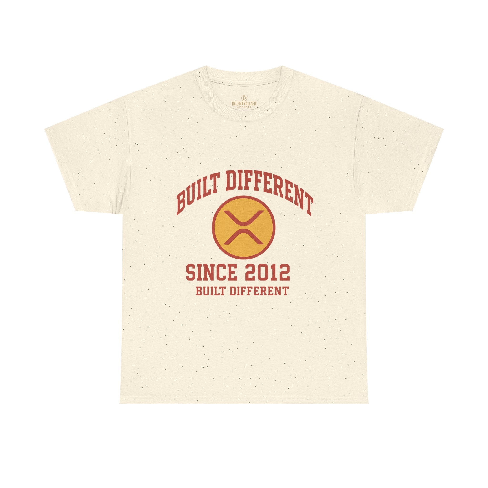 Built Different Since 2012 T-Shirt — Ripple/XRP Inspired Crypto Tee
