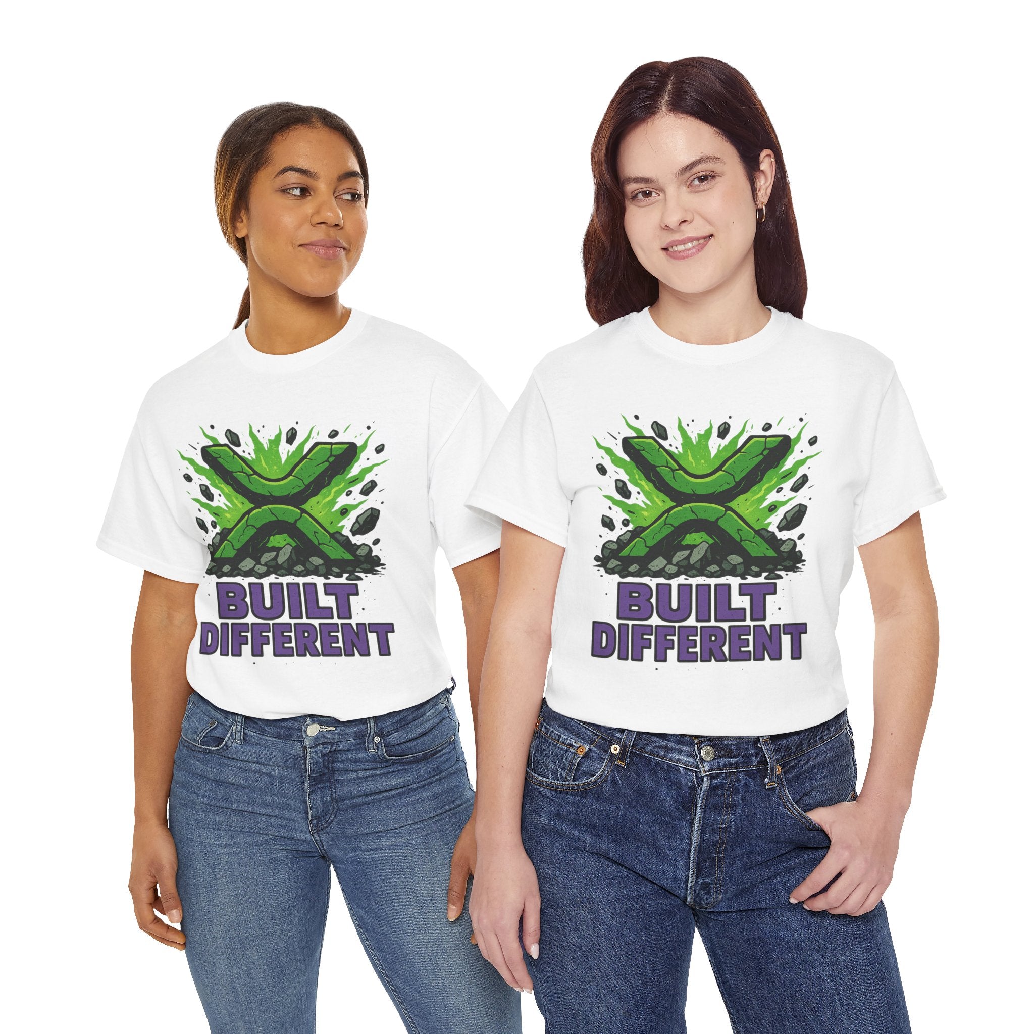 Built Different T-Shirt — Green Gamer Logo Tee