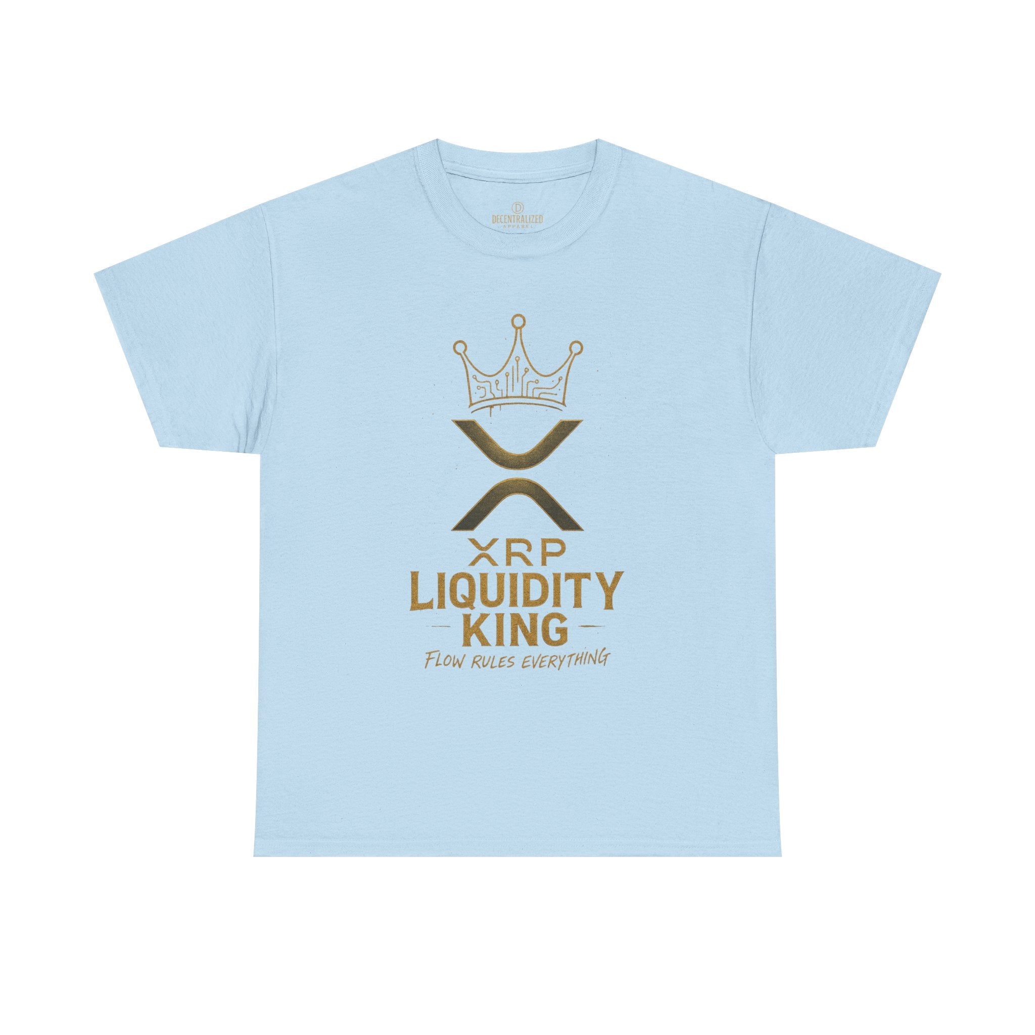XRP Liquidity King Tee — Crypto Crown T-Shirt