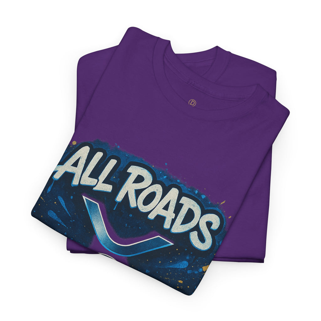 XRP Crypto T-Shirt — "All Roads Lead to XRP" Graphic Tee