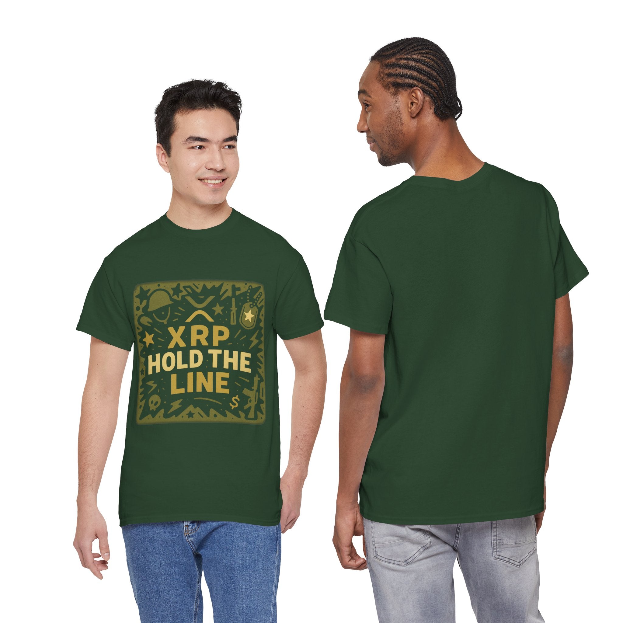 T-Shirt — XRP Hold The Line Crypto Graphic Tee