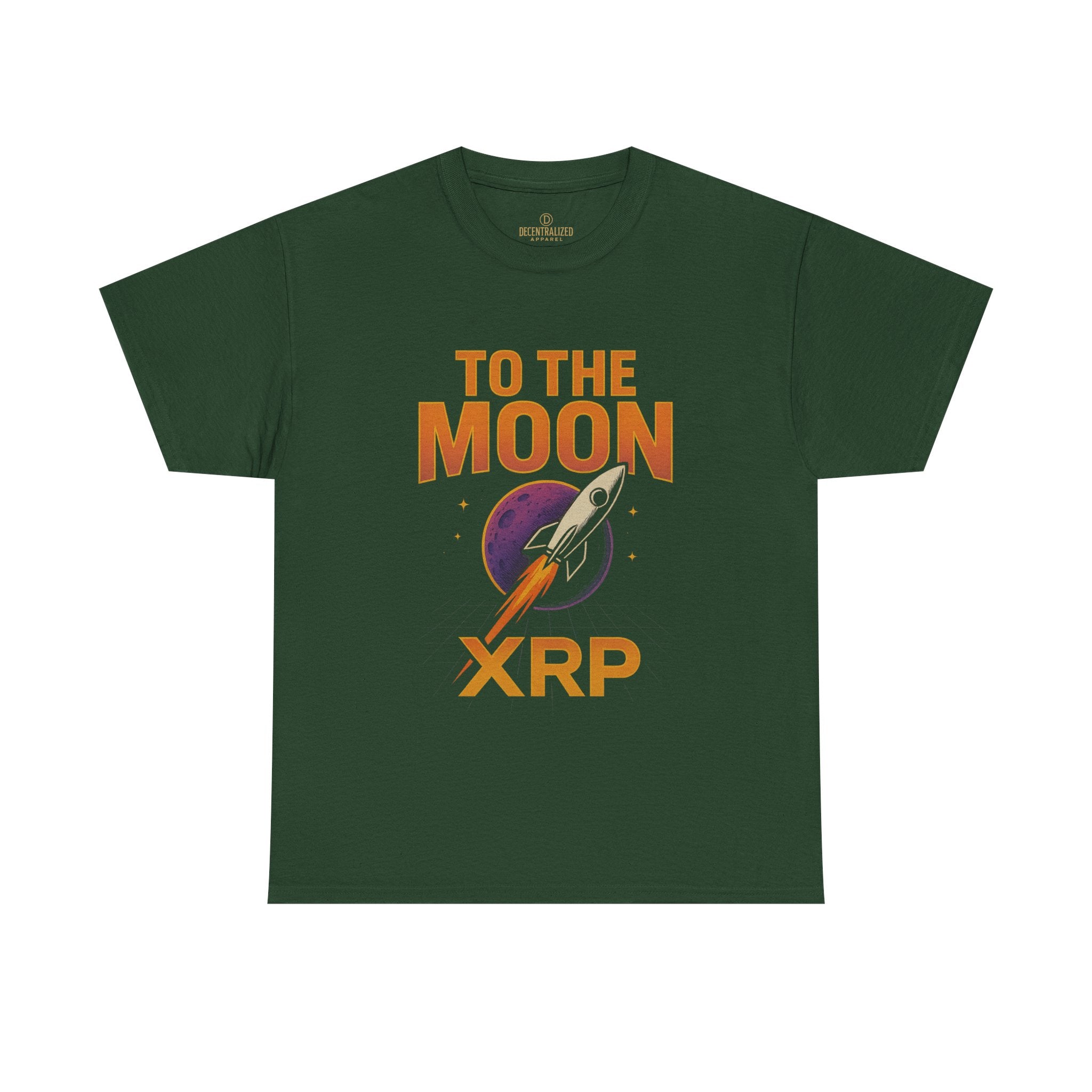 XRP To The Moon Tee — Cryptocurrency Investor Rocket Shirt