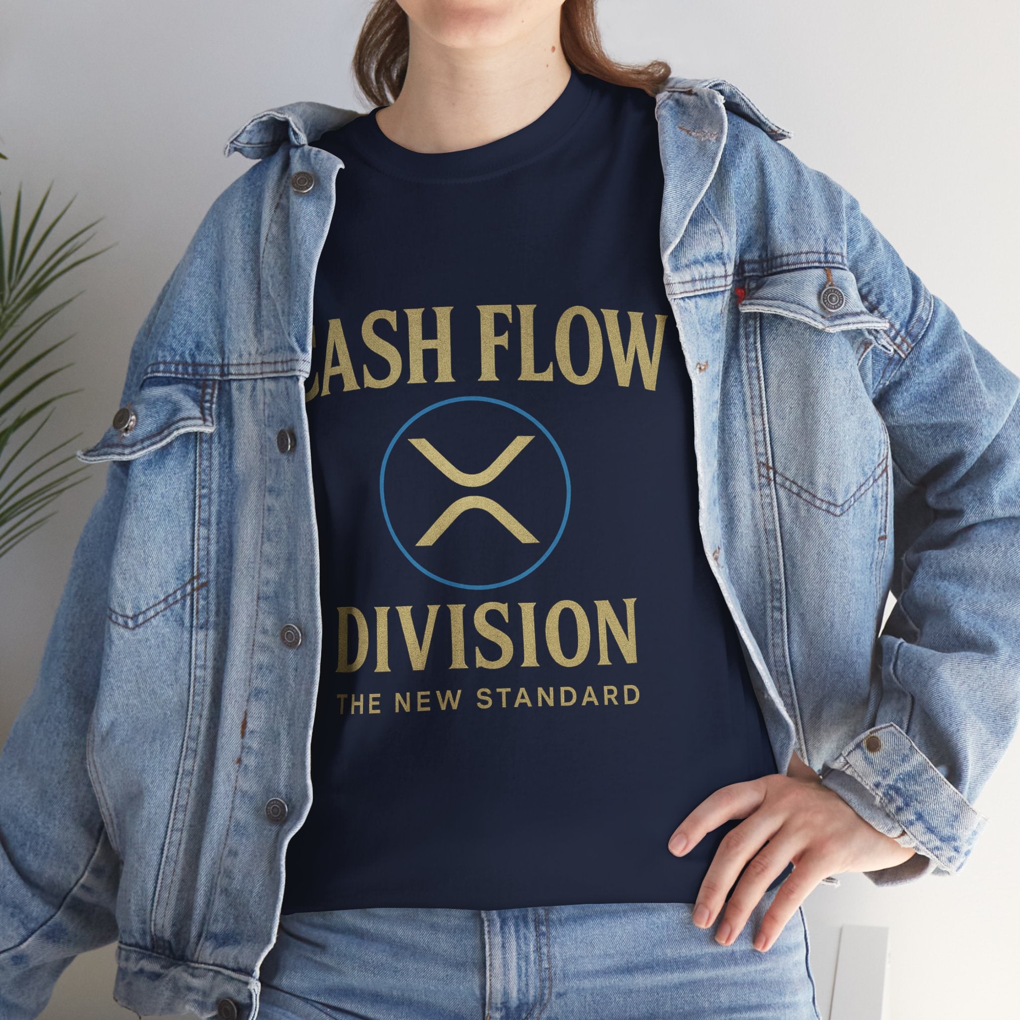 Cash Flow Division Tee — "The New Standard" Graphic T-Shirt