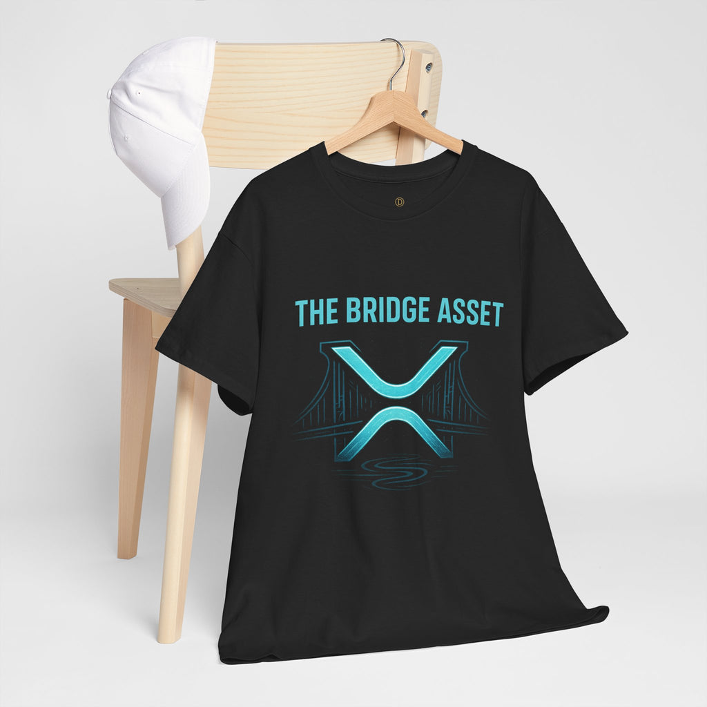 XRP 'The Bridge Asset' Graphic Tee — Crypto Ripple Logo Shirt