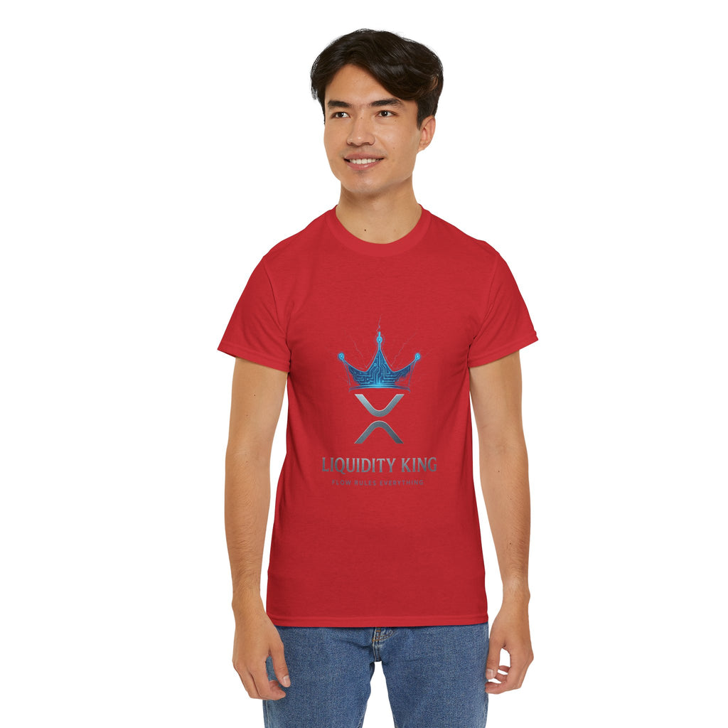 RIPPLE Liquidity King T-Shirt — Crypto XRP Crown Tee