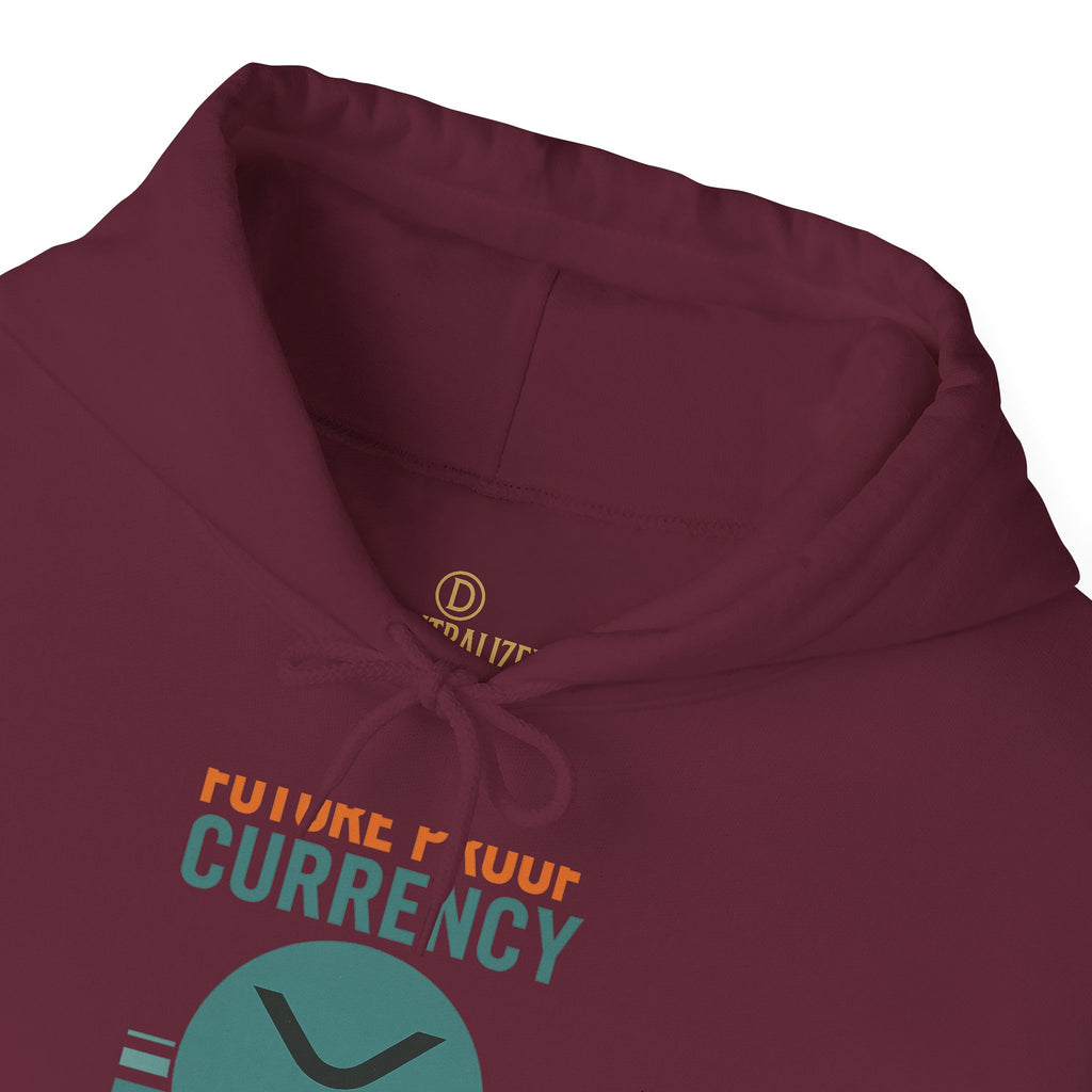 Ripple Crypto Hoodie – “Future Proof Currency” Retro Logo Sweatshirt
