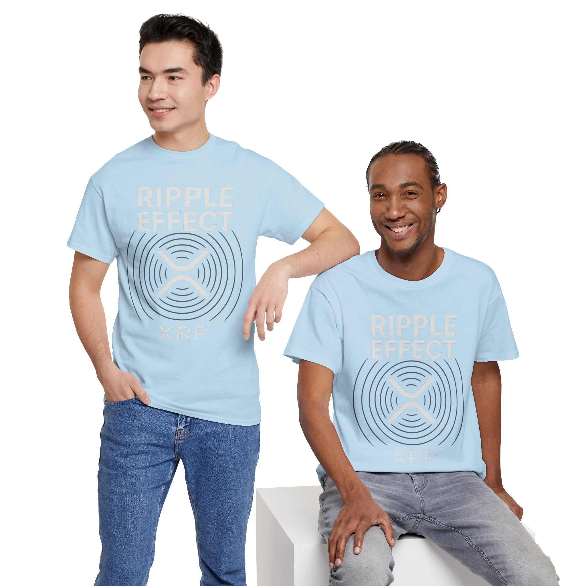 Ripple Effect XRP Tee — Minimal Cryptocurrency Logo T-Shirt