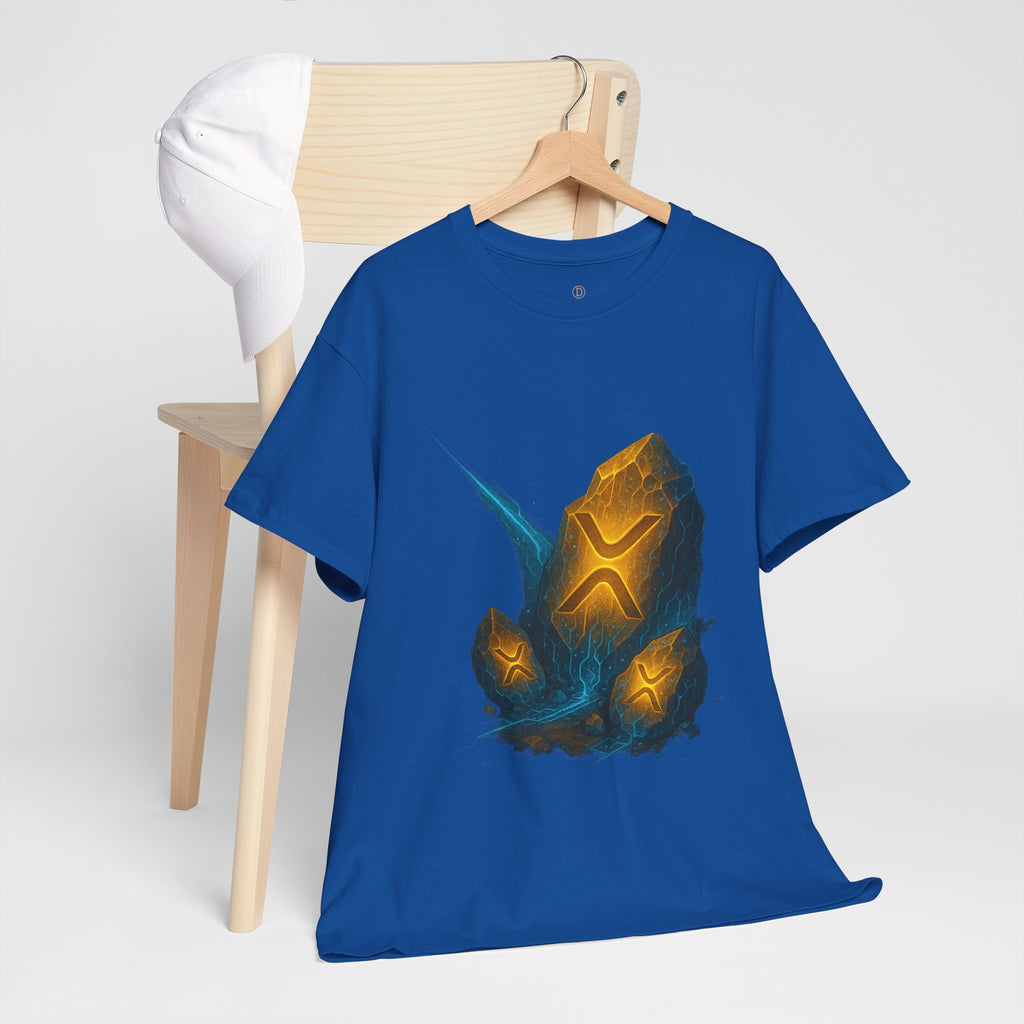 Rune Stone Graphic Tee — Glowing Mystic Rock T-Shirt