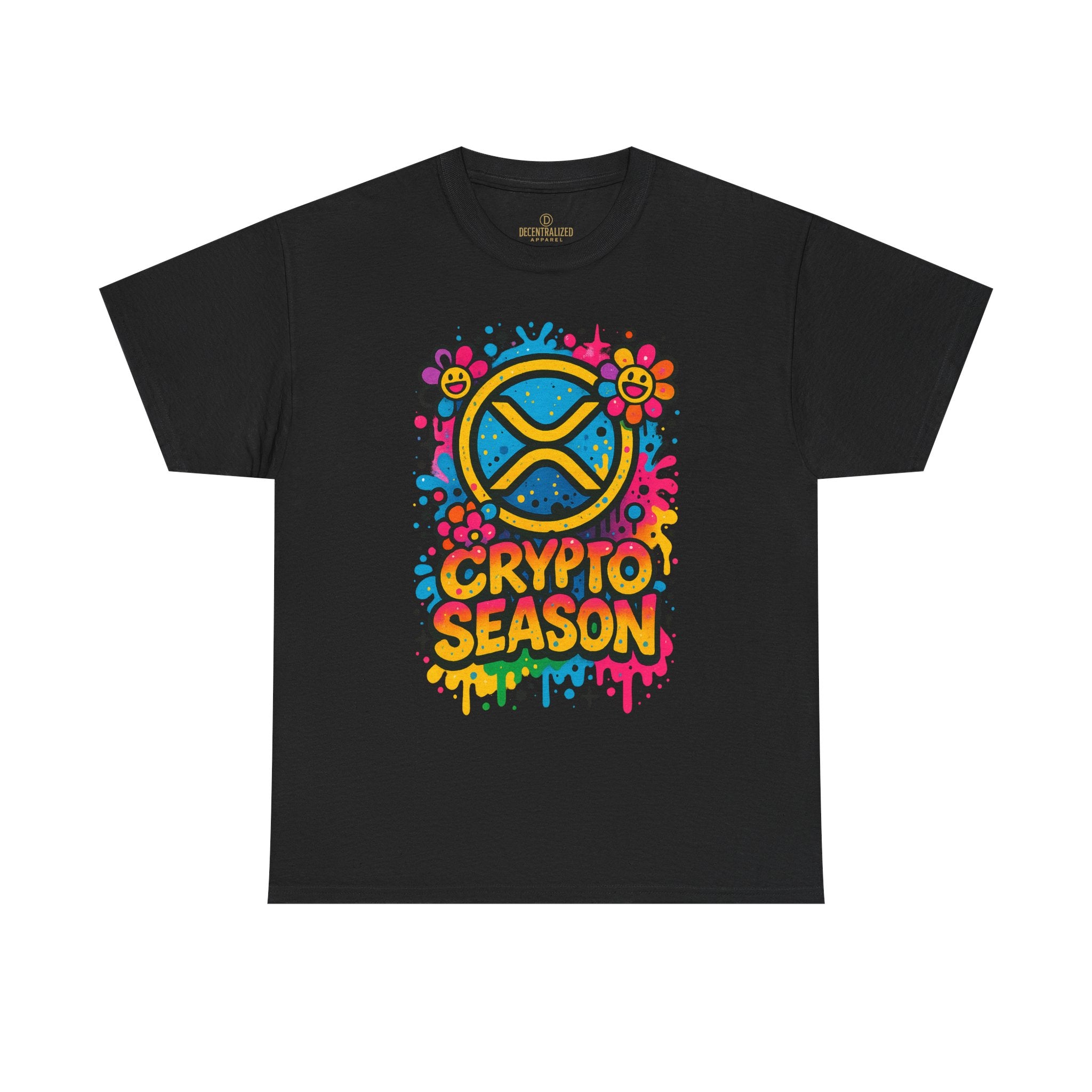 Crypto Season T-Shirt — Colorful Ripple XRP Logo Tee