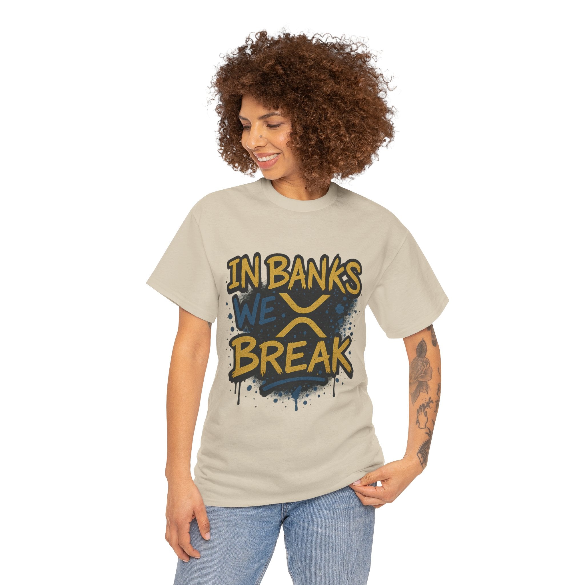 Ripple 'In Banks We Break' Graphic Tee — Crypto XRP Streetwear