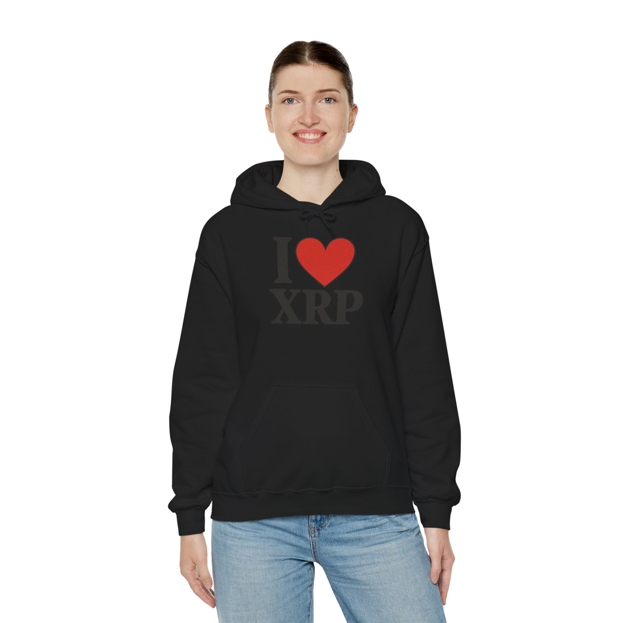 I  XRP Hoodie — Crypto Enthusiast Ripple Sweatshirt
