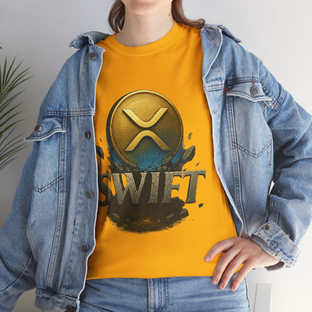 XRP Swift Cryptocurrency T‑Shirt — Ripple Coin Logo Graphic Tee