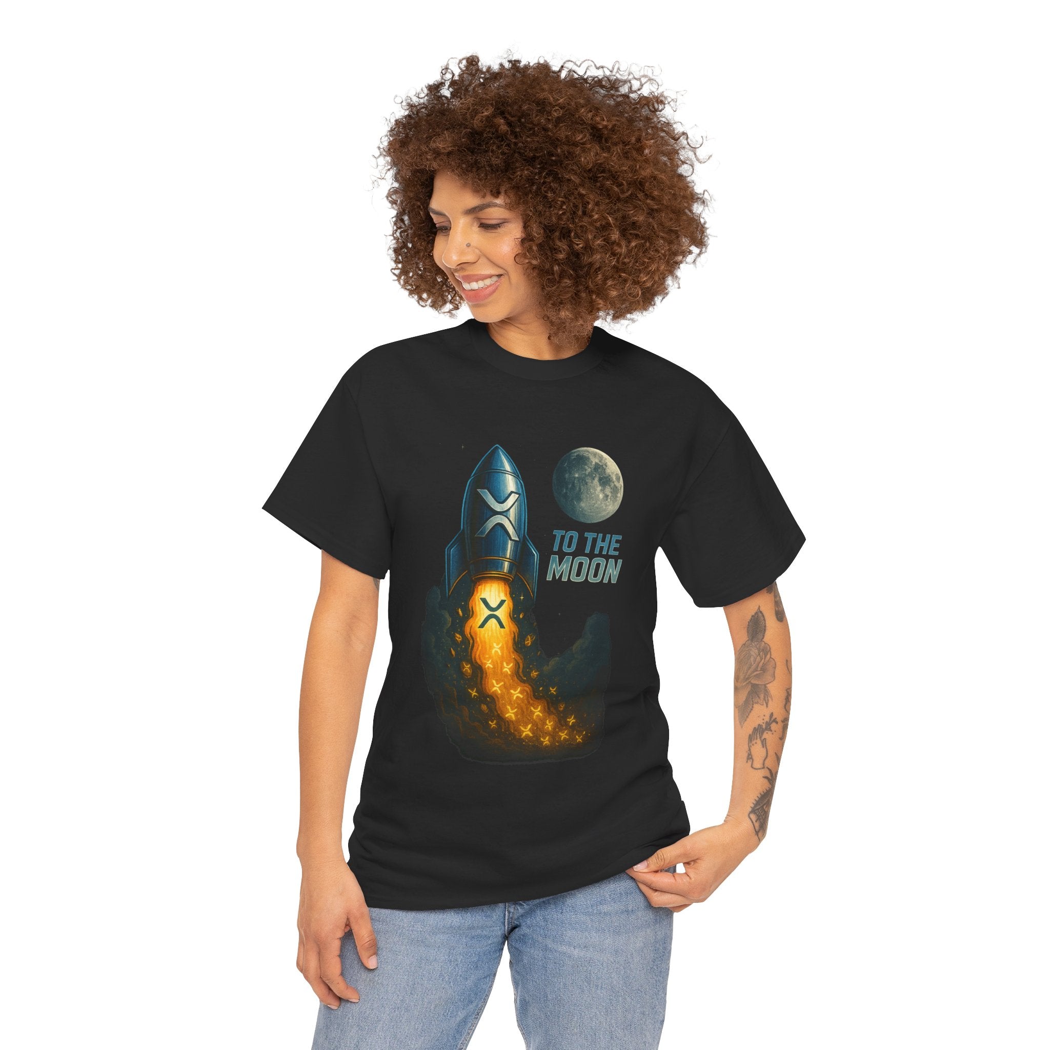 Rocket 'To the Moon' T-Shirt - Space Exploration Graphic Tee