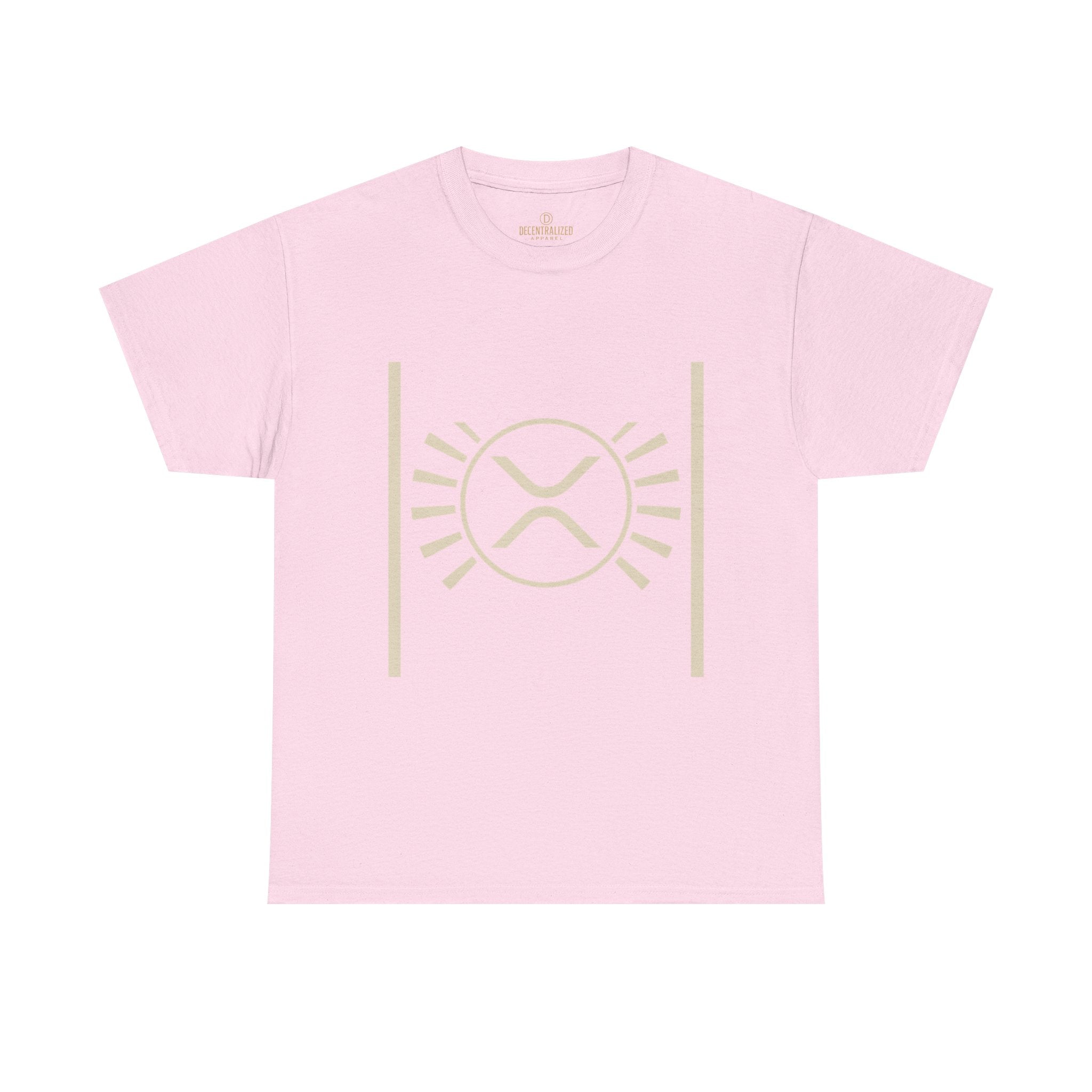 XRP Sun Logo T‑Shirt — Minimal Crypto Ripple Tee