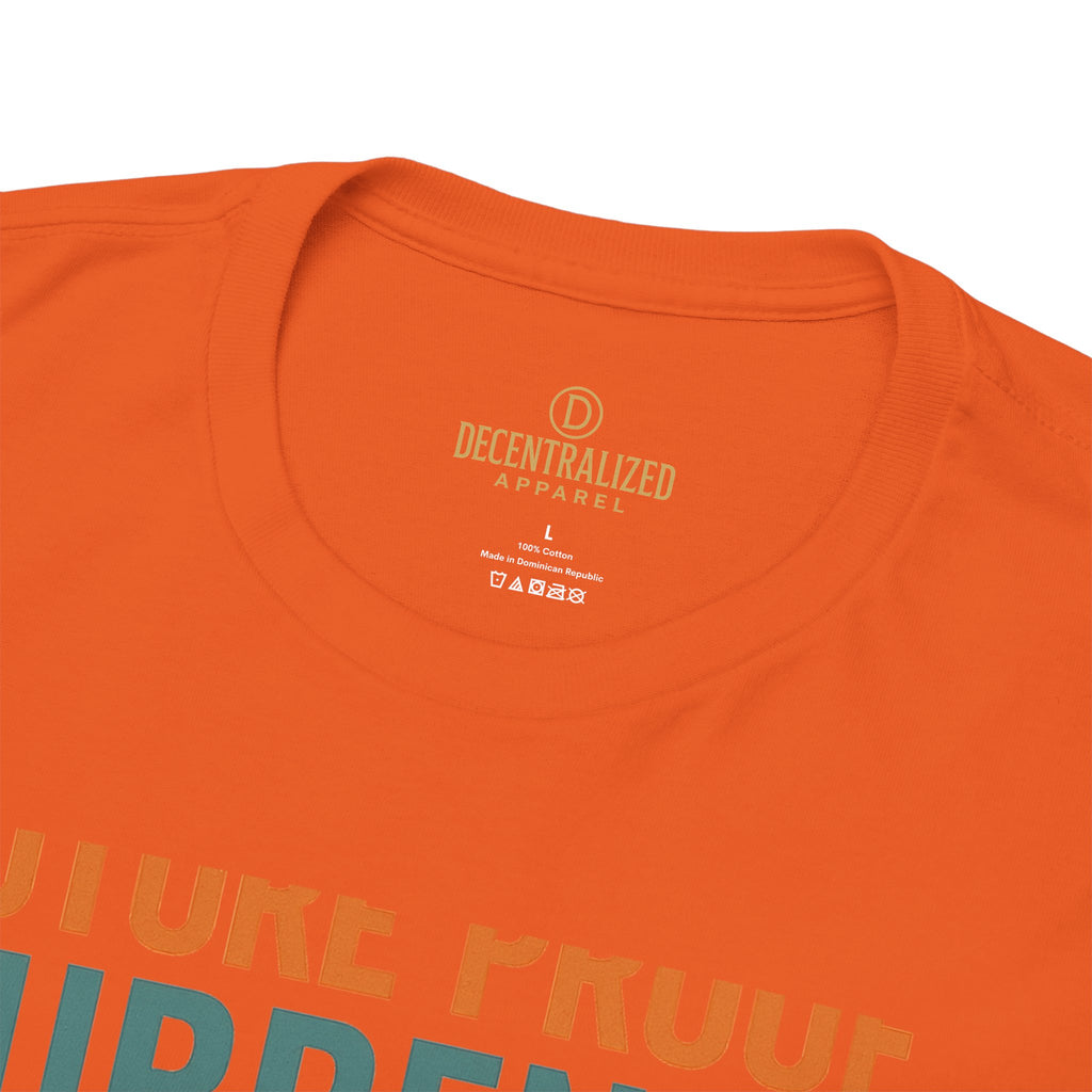 RIPPLE XRP 'Future Proof Currency' Graphic Tee — Crypto Retro Logo Shirt